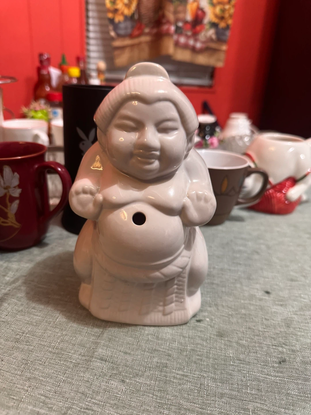 Ceramic Sumo Wrestler Cup 🥕