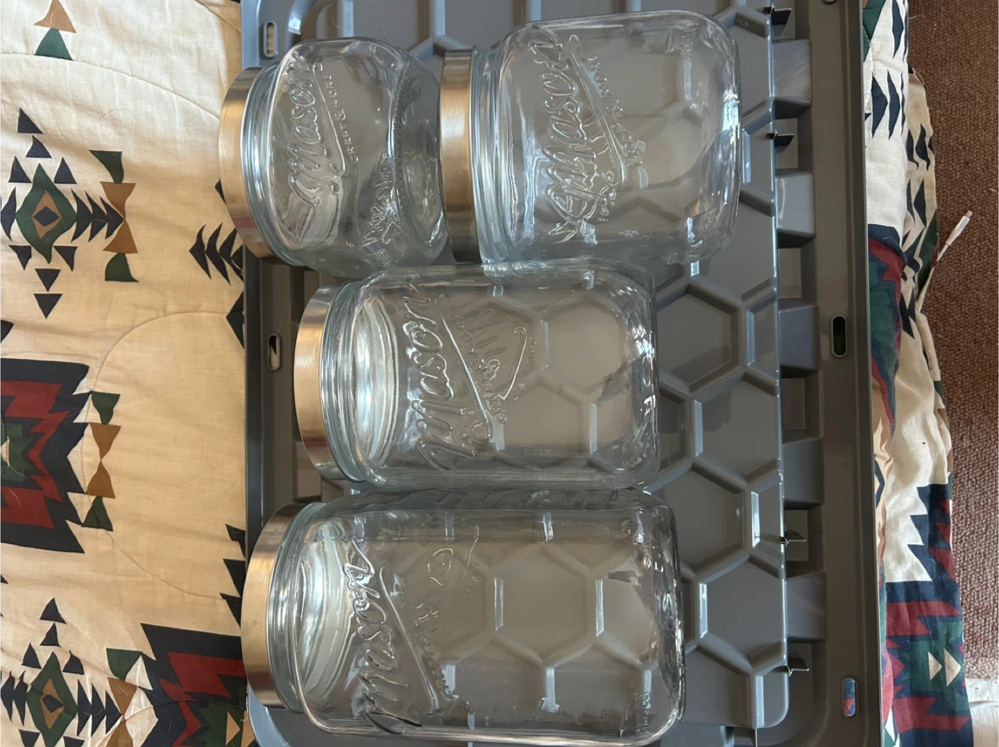 Mason Craft & More 4-Piece Glass Canister Set