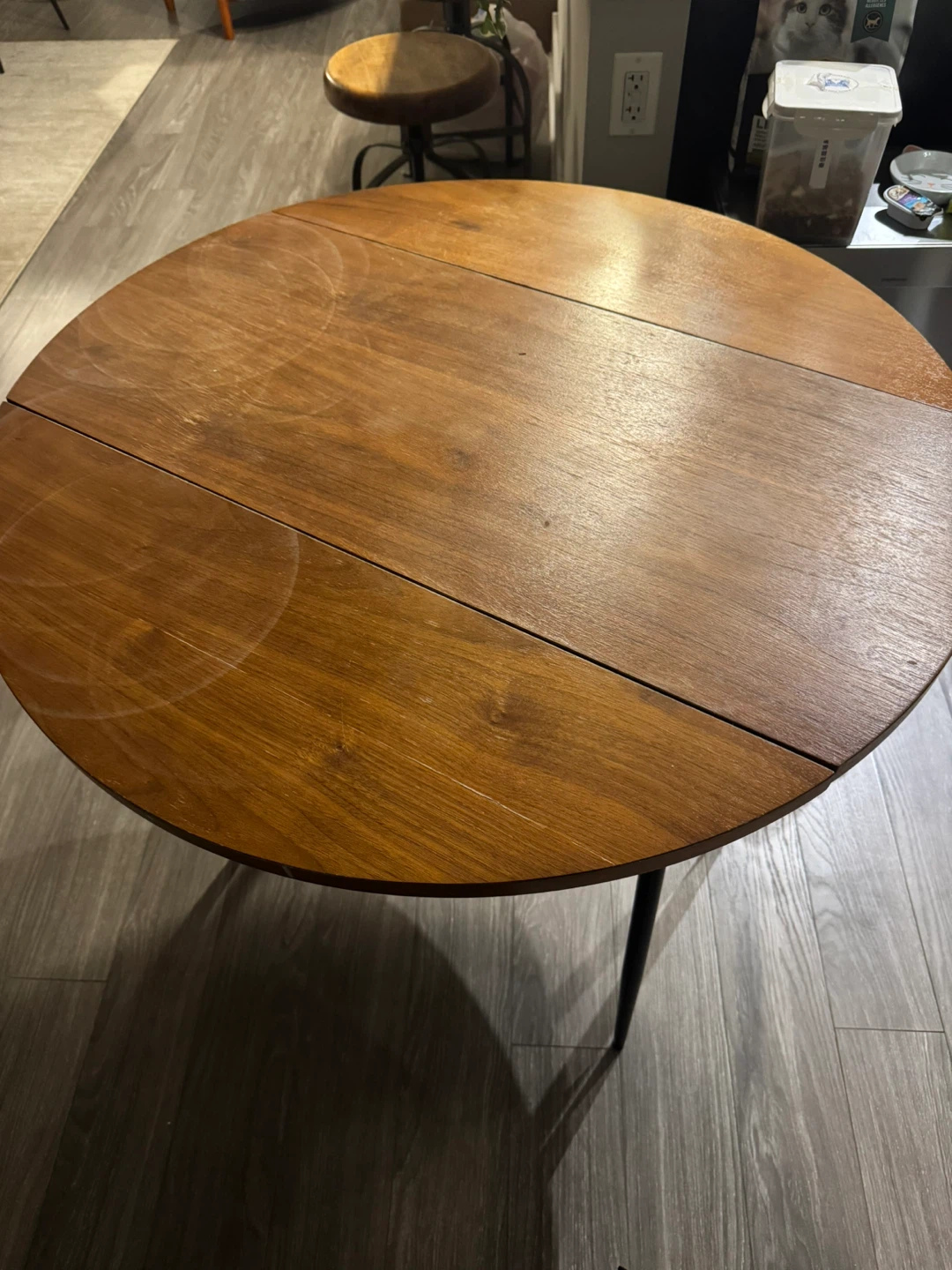 Round Wooden Dining Table