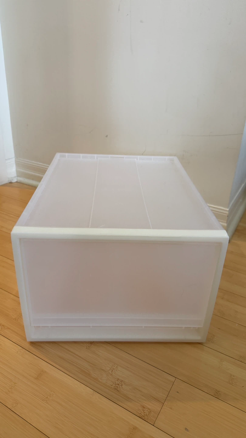 Muji stackable storage drawer