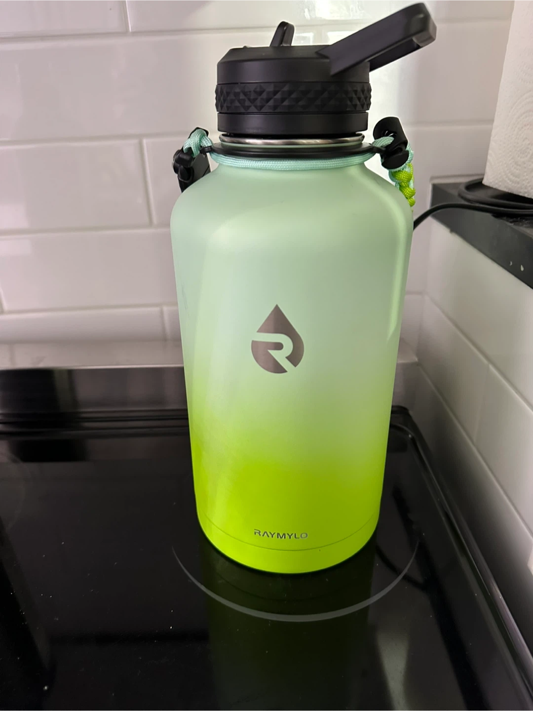 RAYMYLO Water Bottle - Green Ombre