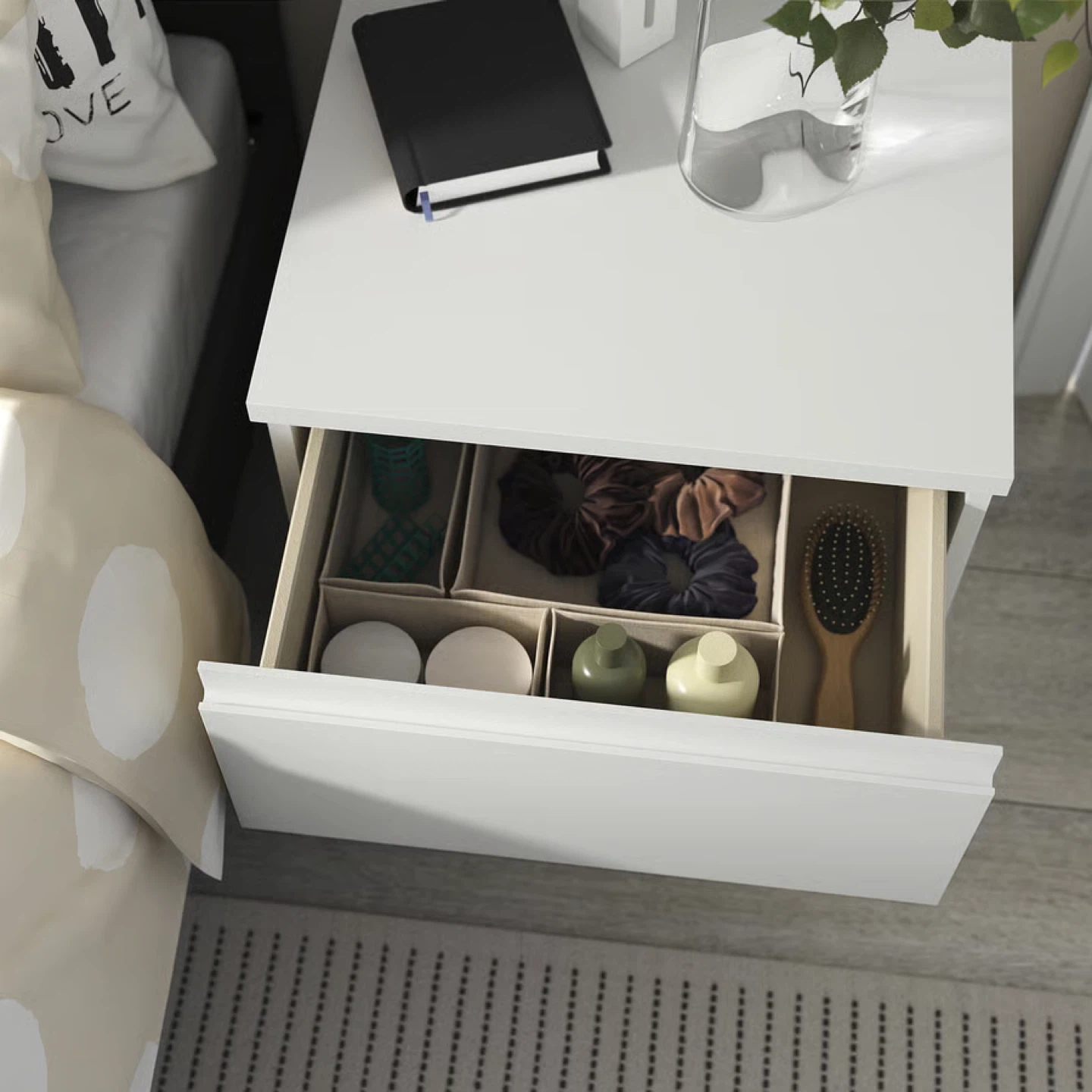 IKEA White Nightstand - photo 4