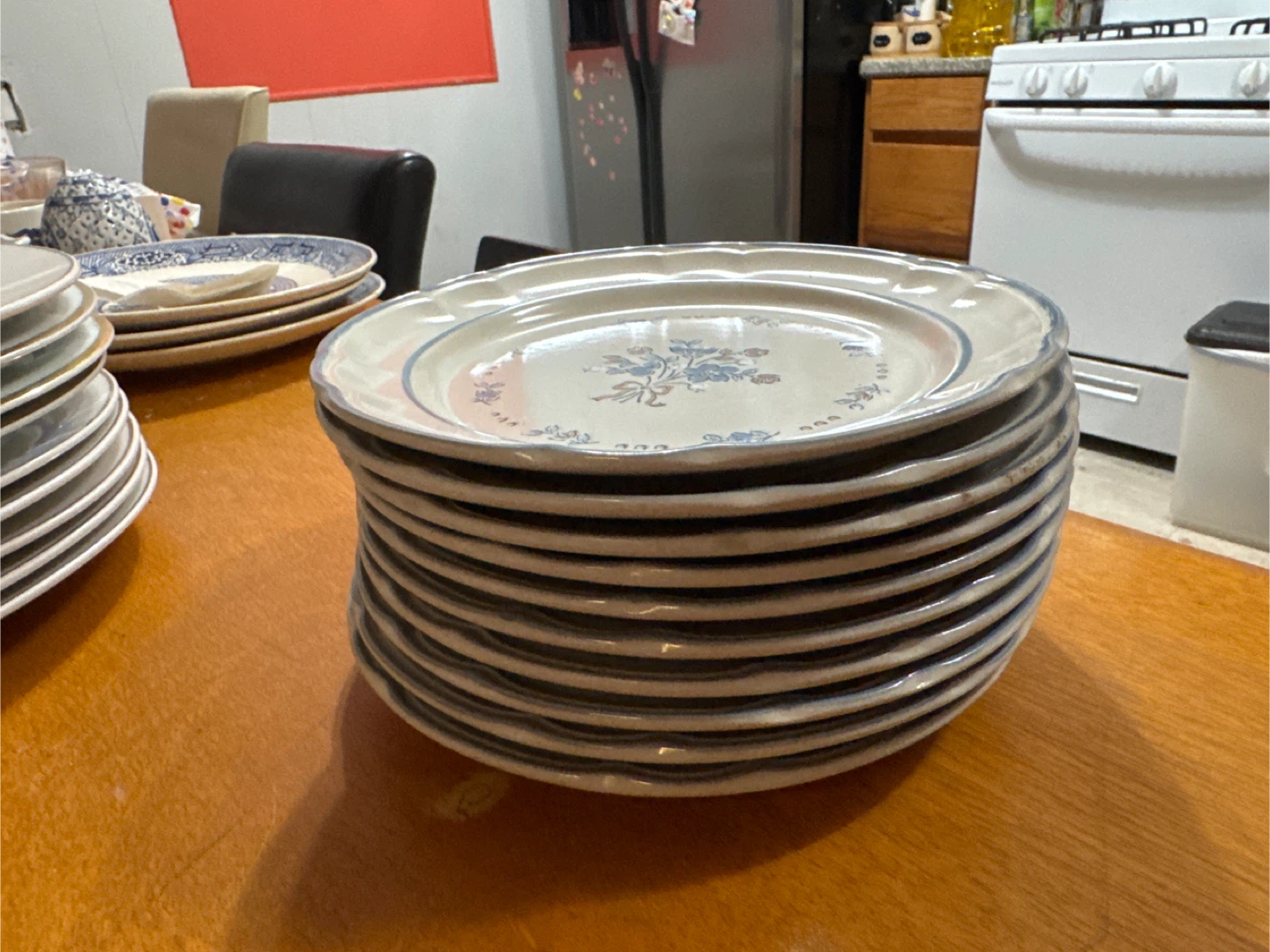 12 Vintage Fine Stoneware Japan Floral Plates 🥕 - photo 2