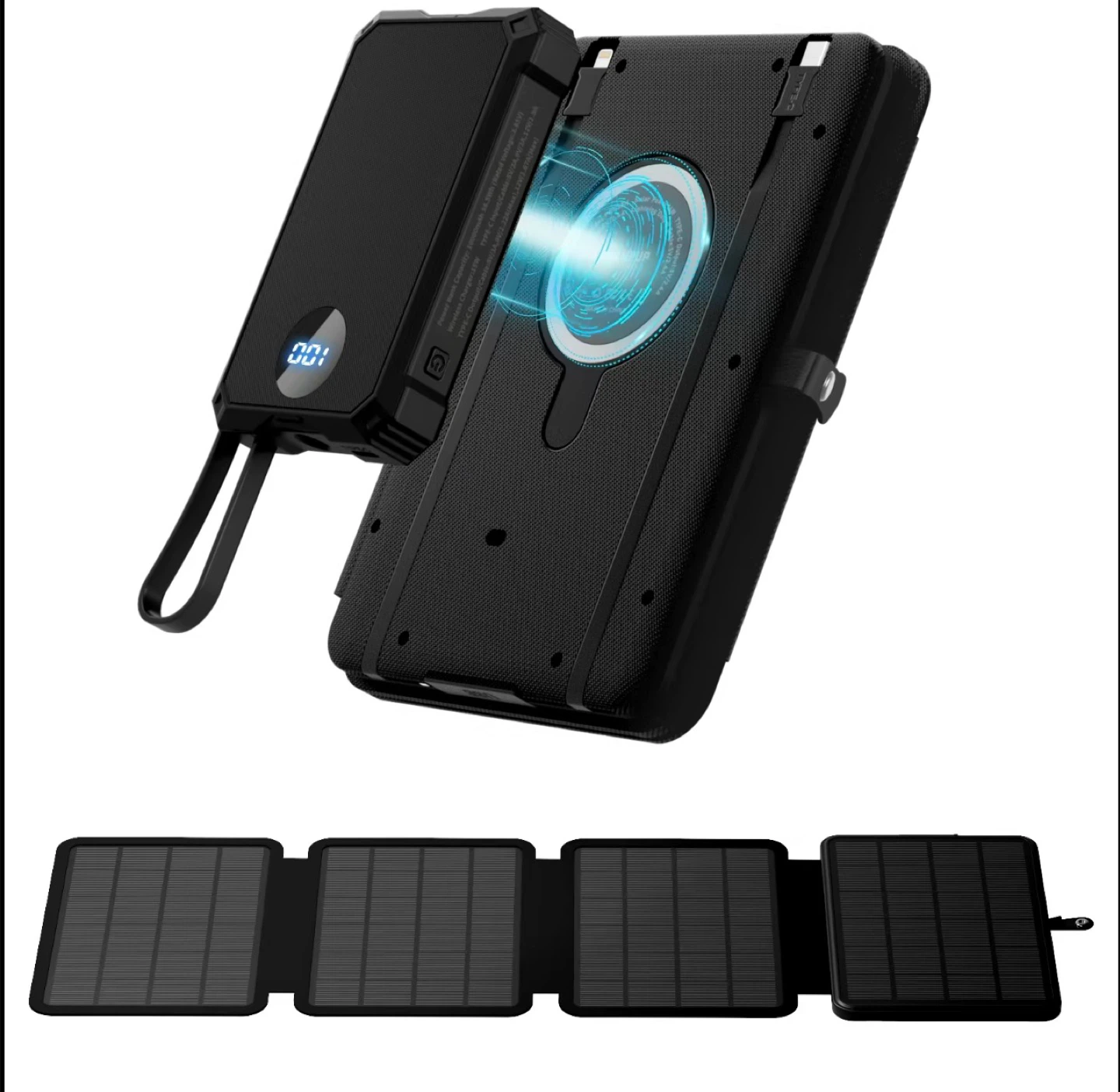 Foldable Solar Charger 10000mAh Power Bank