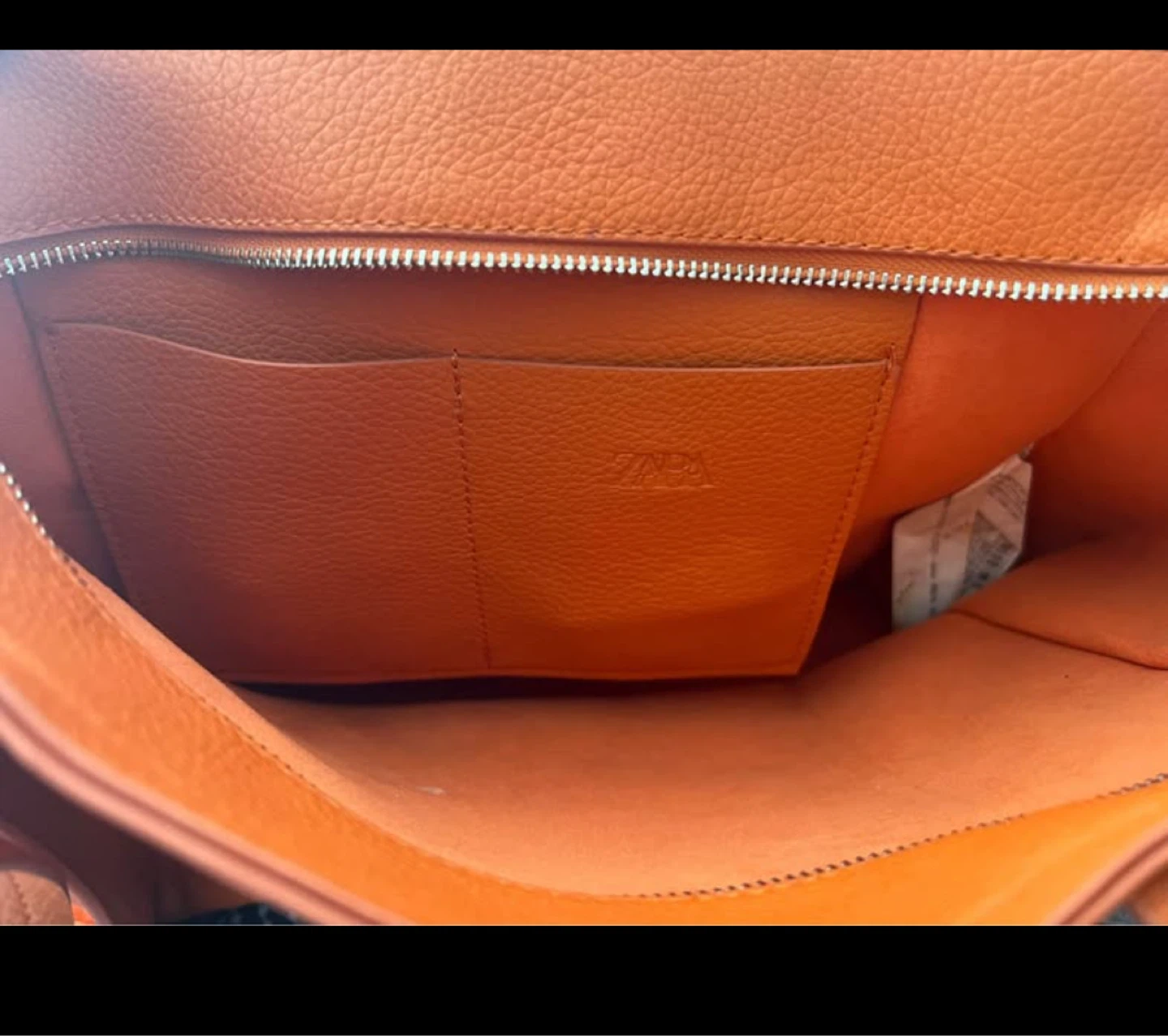Zara Orange Tote Bag - photo 2