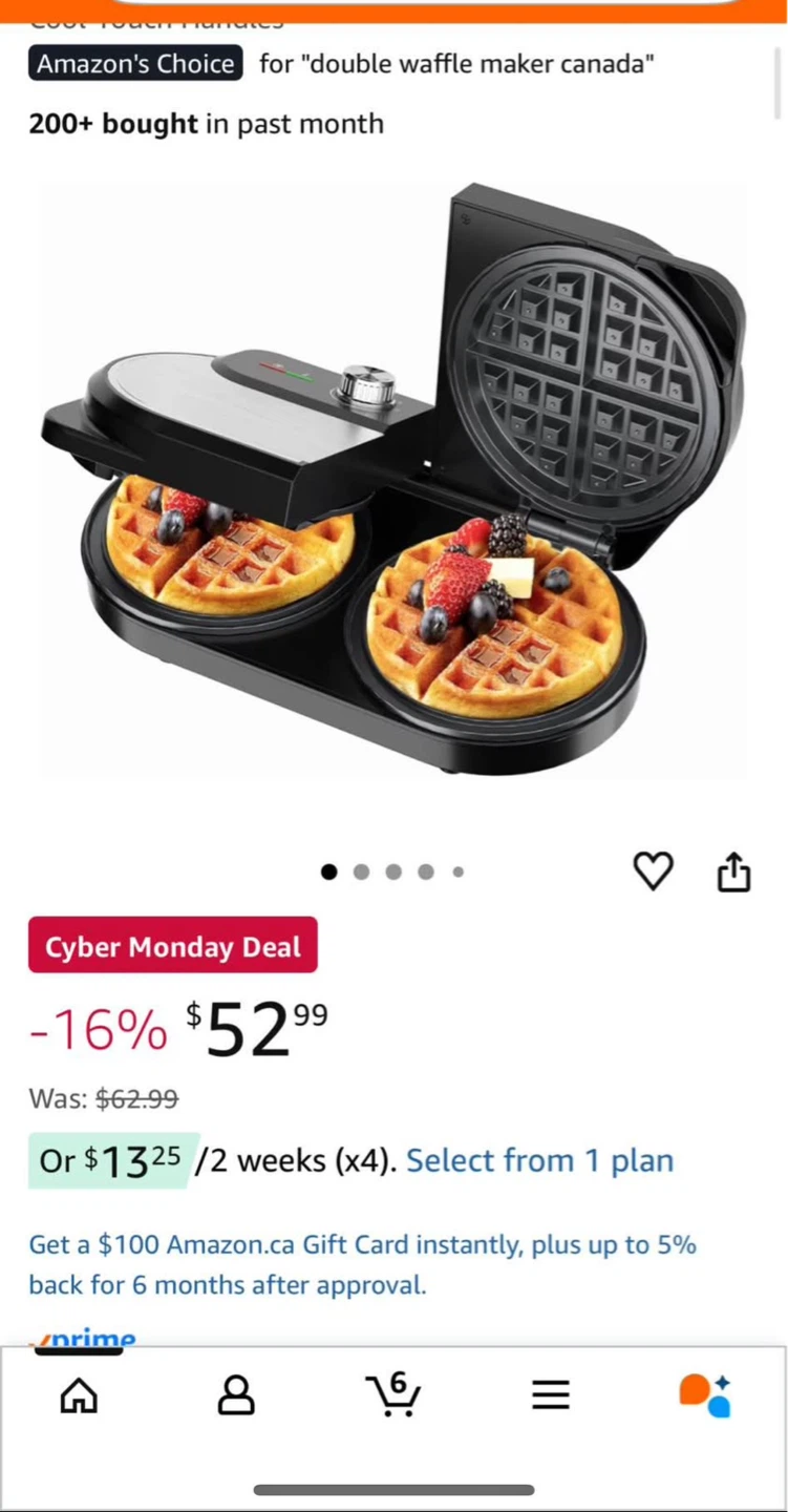 Double Waffle Maker - Non-Stick Plates - photo 2