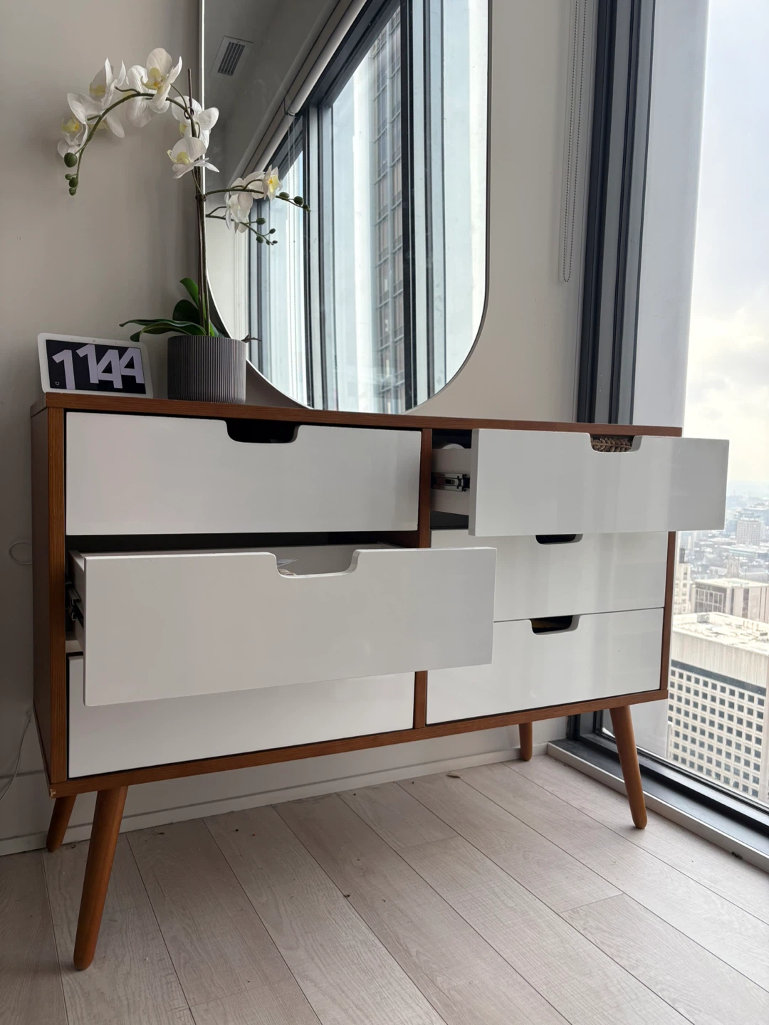Structube EMMA Mid-Century Modern Style Dresser - 6 Drawers - photo 2