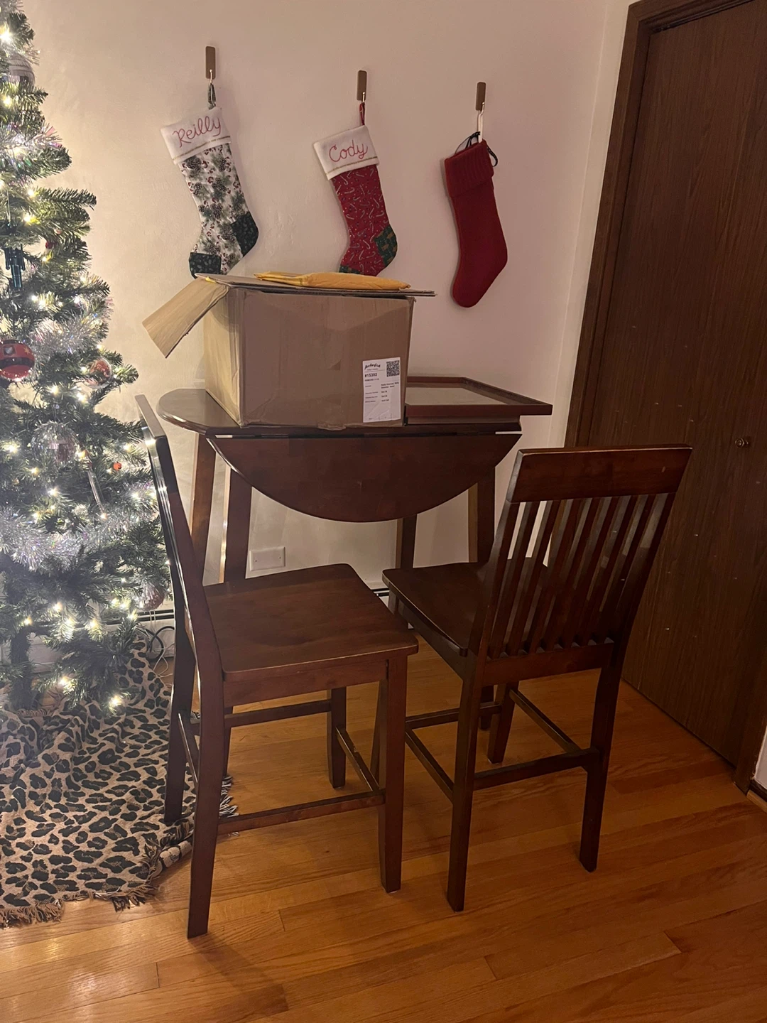 Wooden Table and Chairs Set