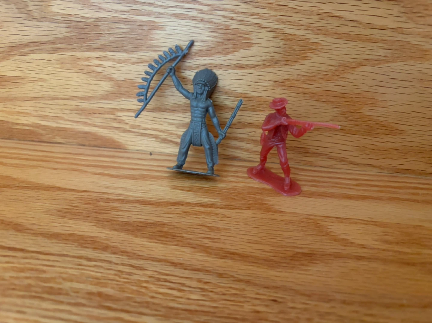🥕 Toy Soldiers - Cowboy and Native American - photo 2