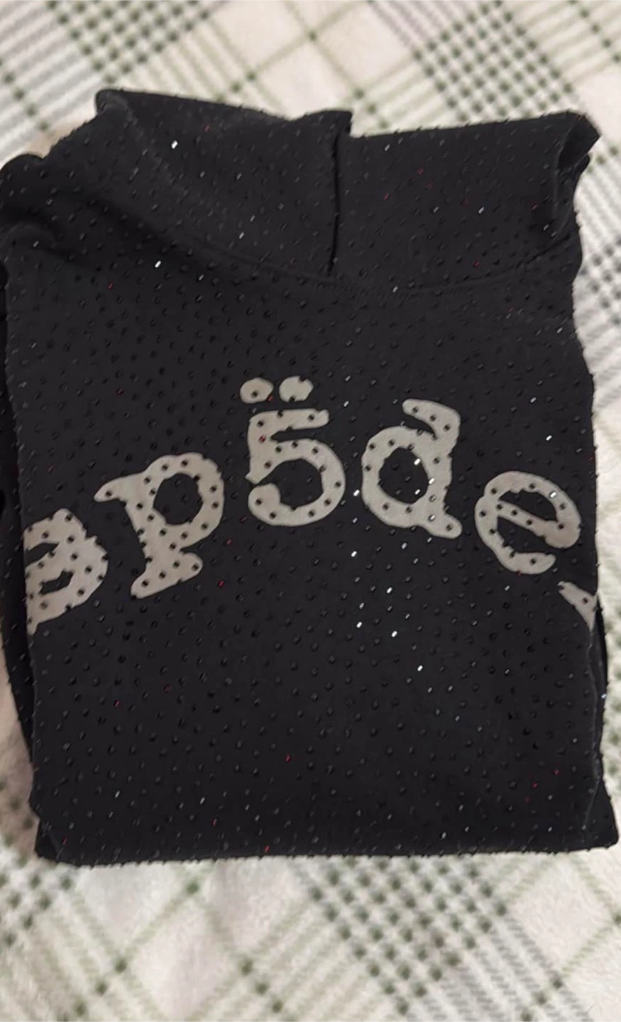 Sp5der hoodie vvs black