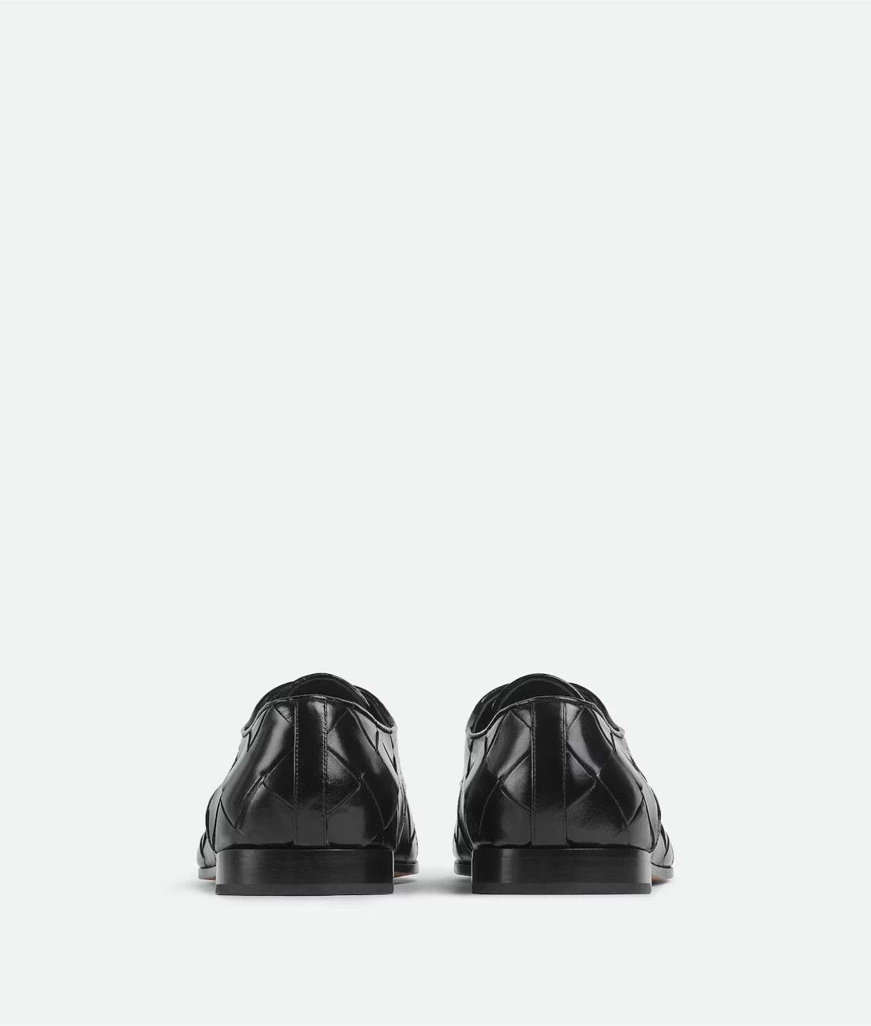 Bottega Veneta Roma Lace Up Shoes in Black Intrecciato Leather - photo 4