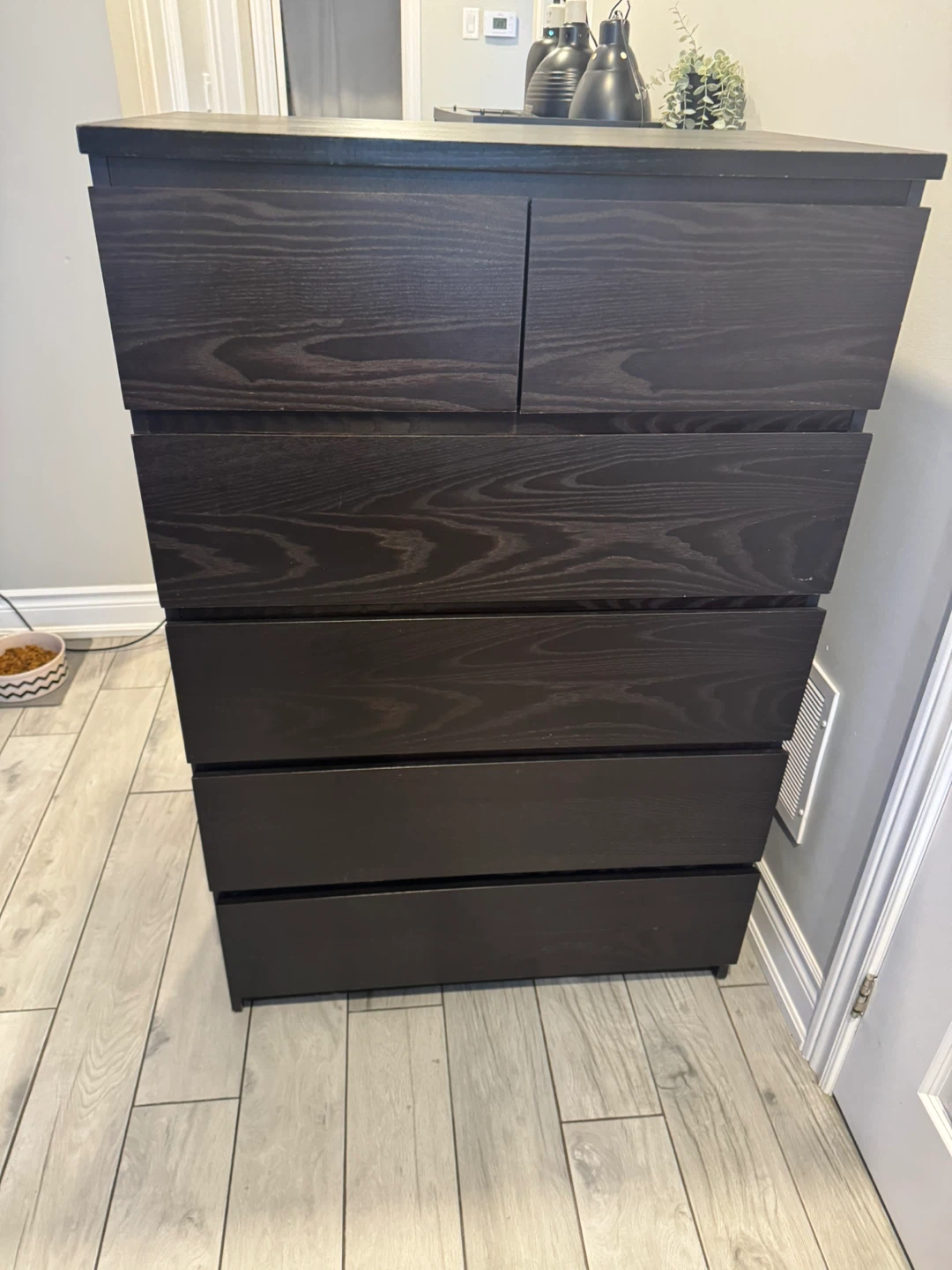 IKEA Hemnes 6-Drawer Dresser - Black/Brown - photo 3