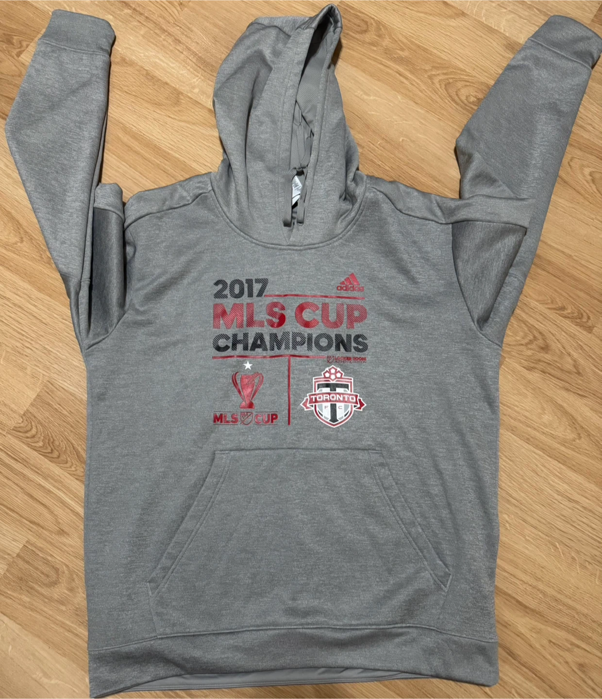 Adidas Toronto FC 2017 MLS Cup Champions Hoodie XL