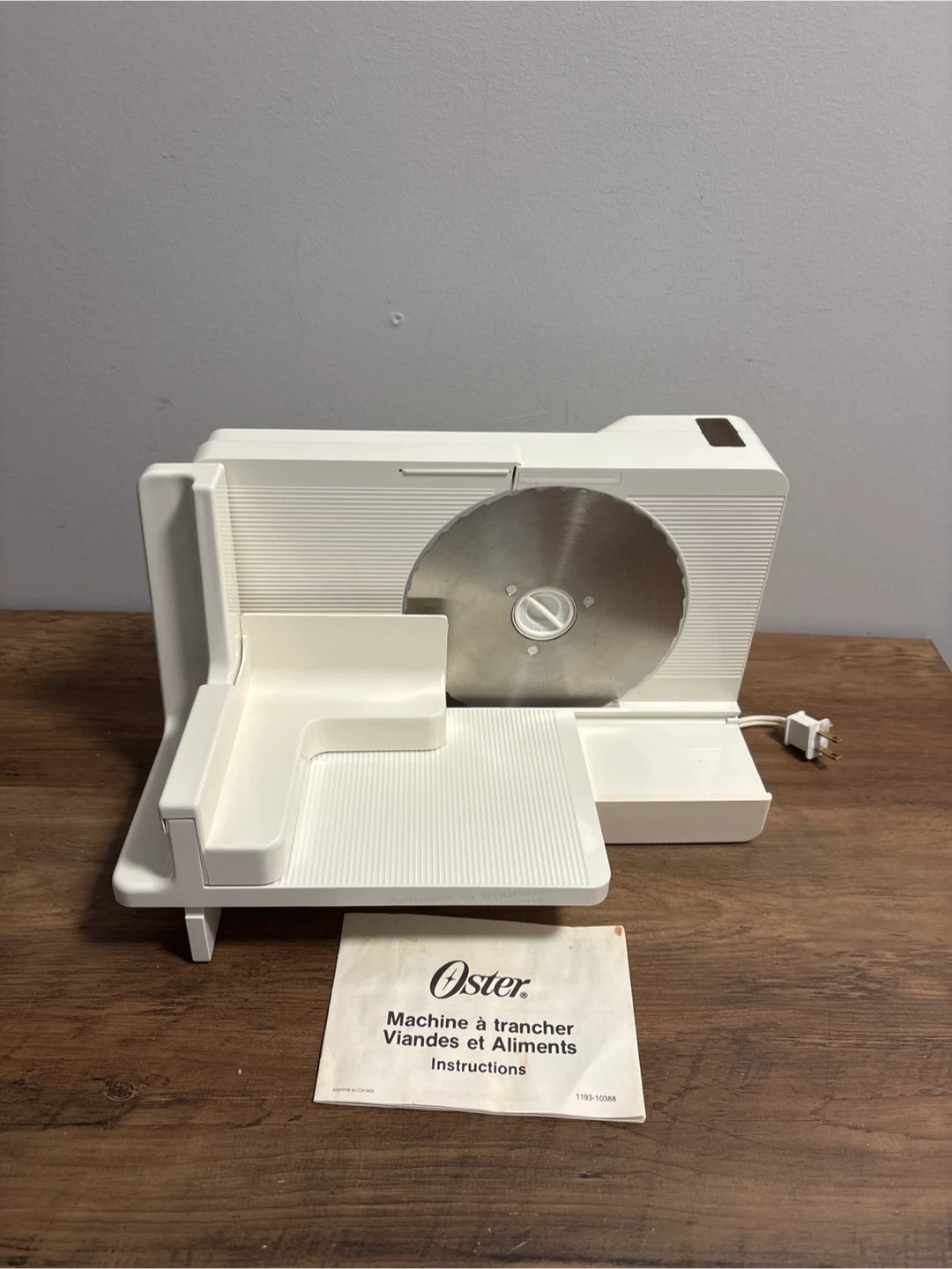 Oster Sunbeam Food Meat Slicer - photo 4