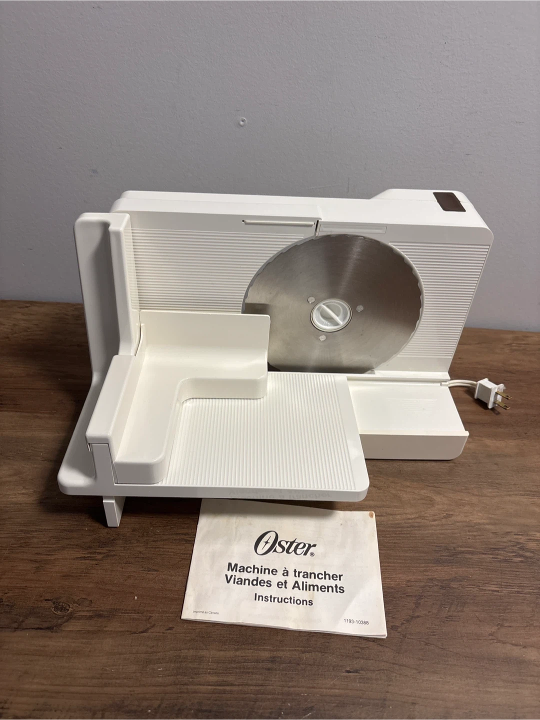 Oster Sunbeam Food Meat Slicer - photo 5