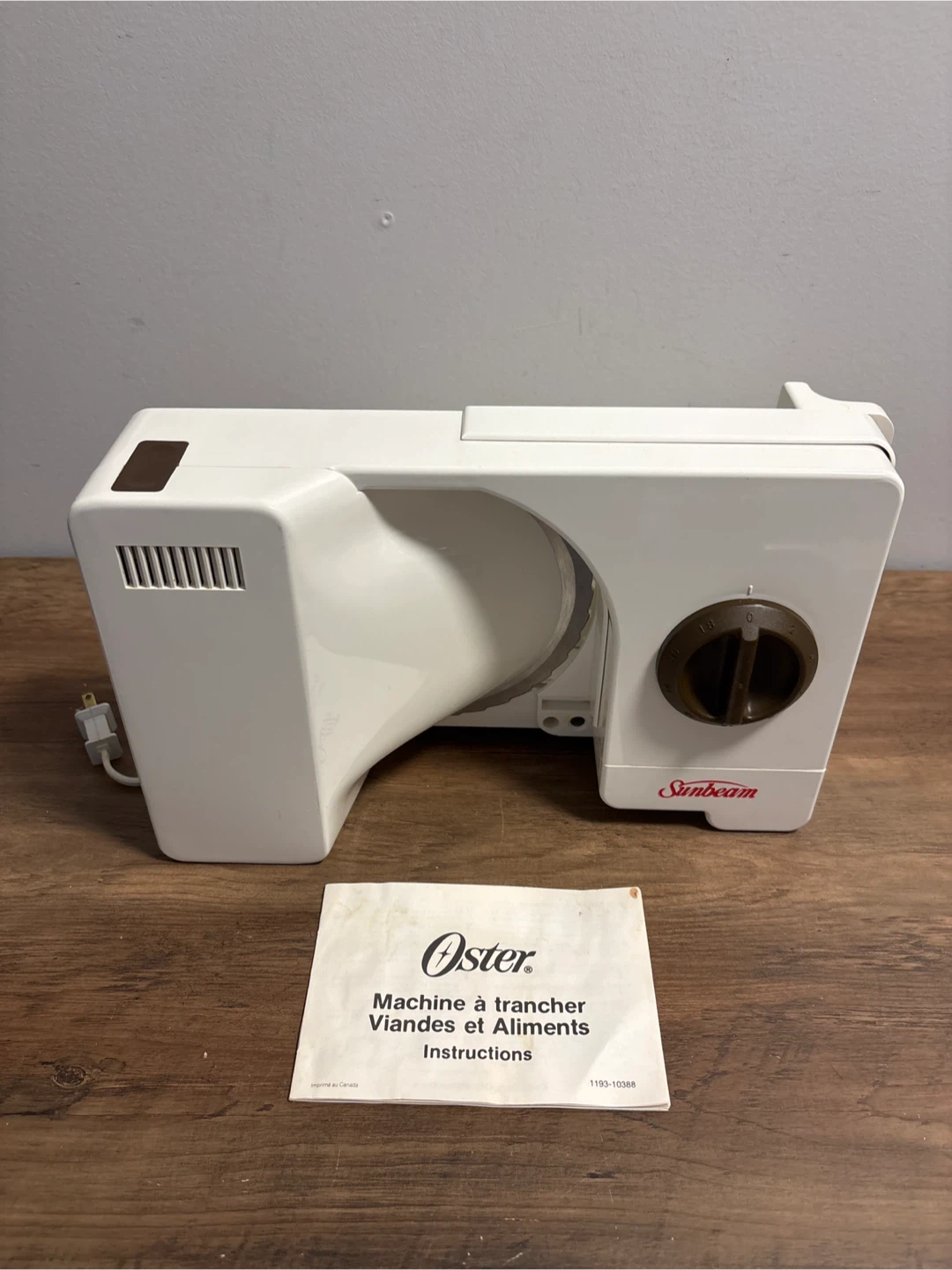 Oster Sunbeam Food Meat Slicer - photo 3
