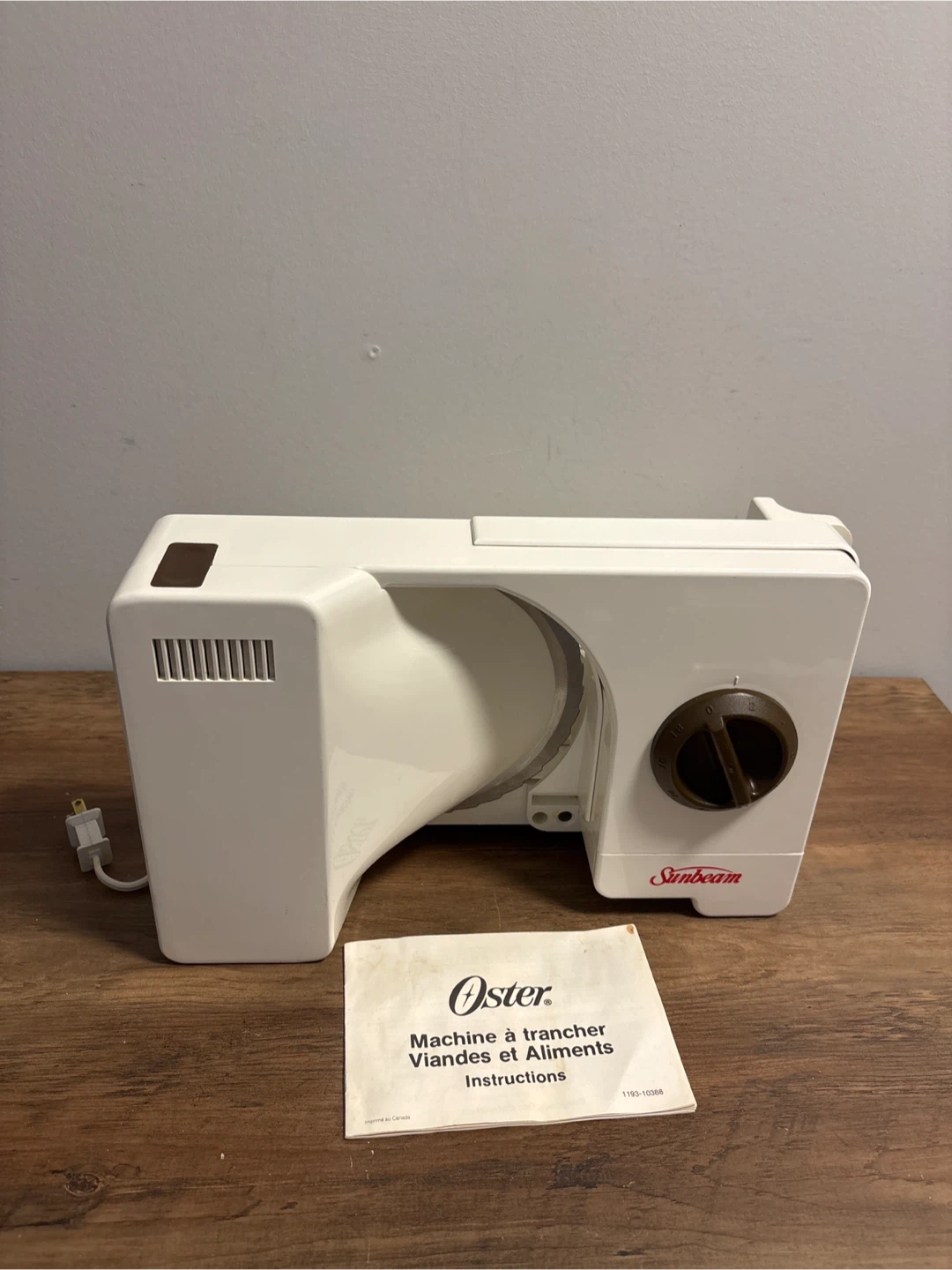 Oster Sunbeam Food Meat Slicer