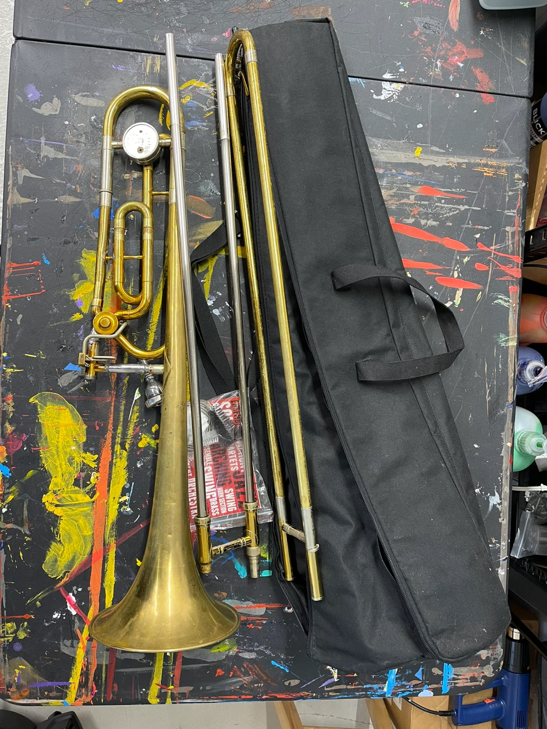 Trombone with Case