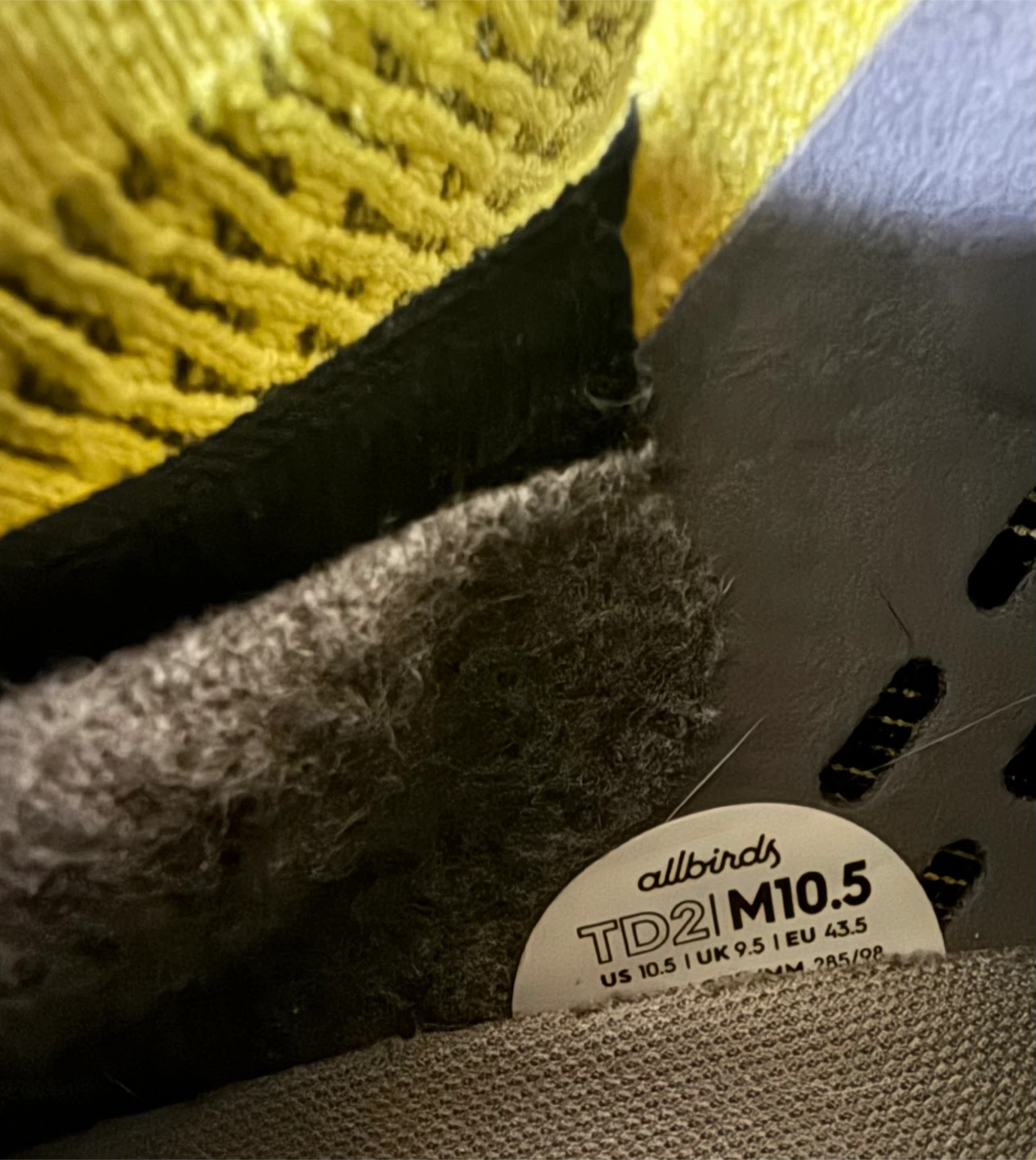 Allbirds TD2 M 10.5 Yellow - photo 3