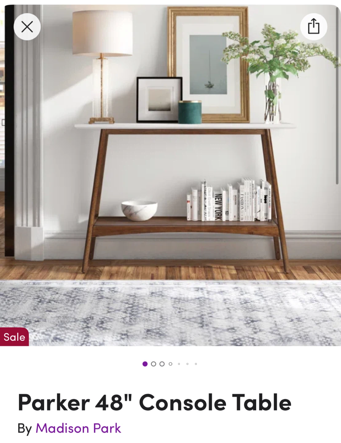 Parker 48" Console Table - photo 4