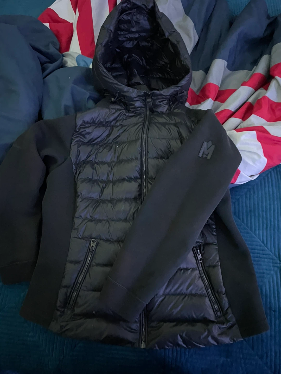 Female Mackage Black Puffer Jacket