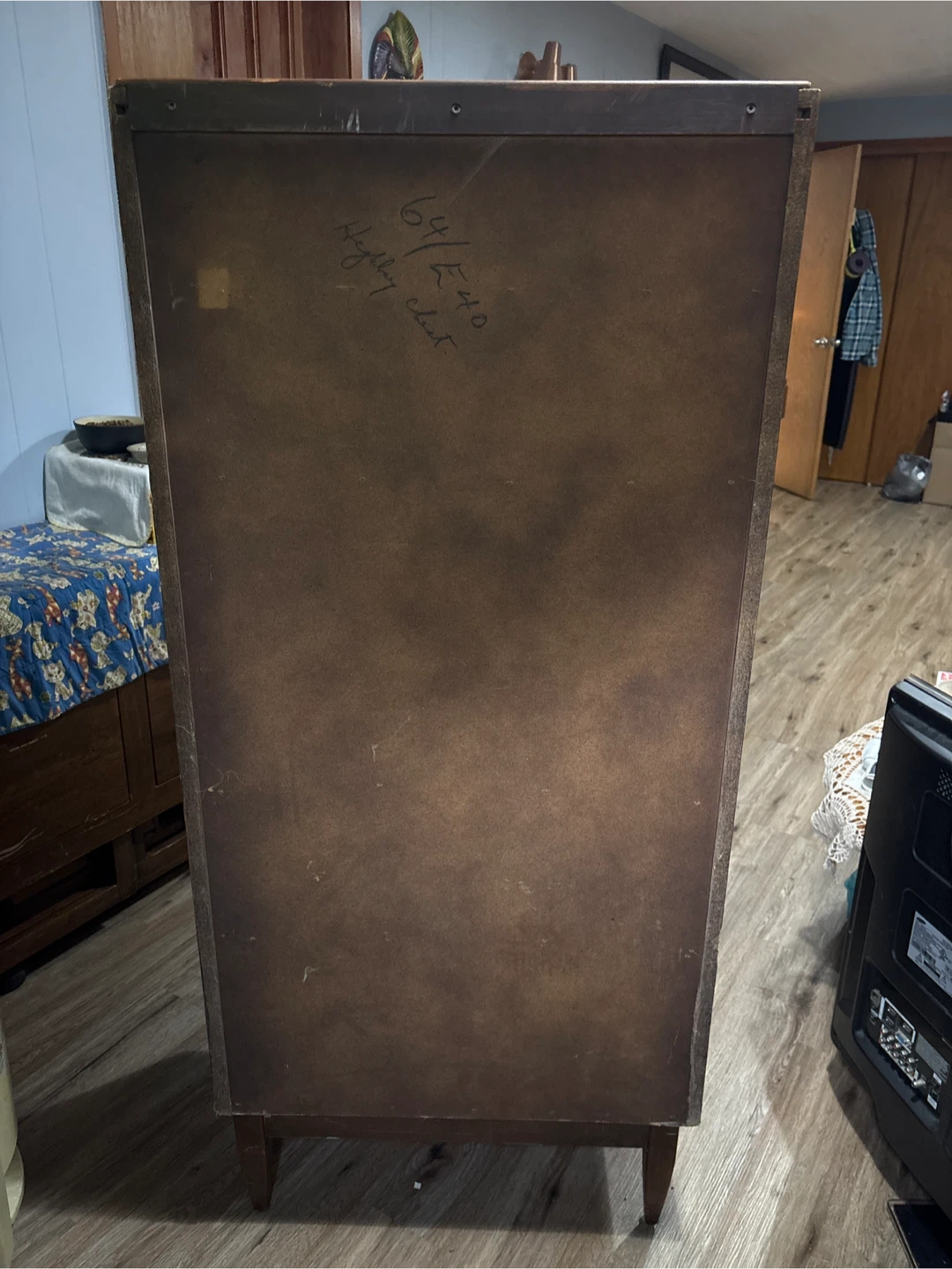 Tall Wooden Dresser - 5 Drawers - photo 5