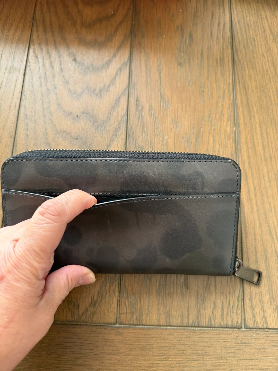 Coach Camo Print Zip Around Wallet - photo 2