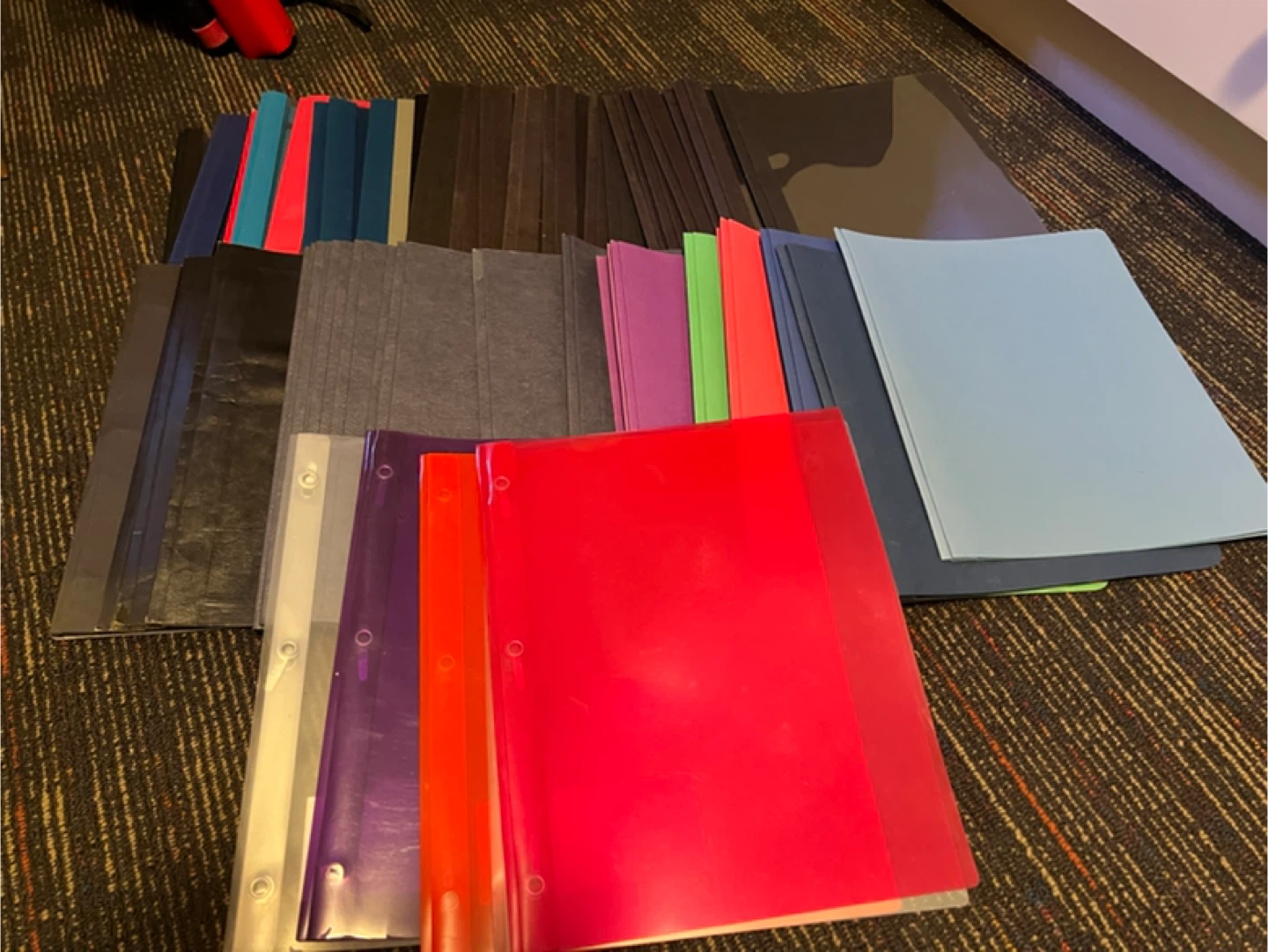 Assorted Colourful duotangs