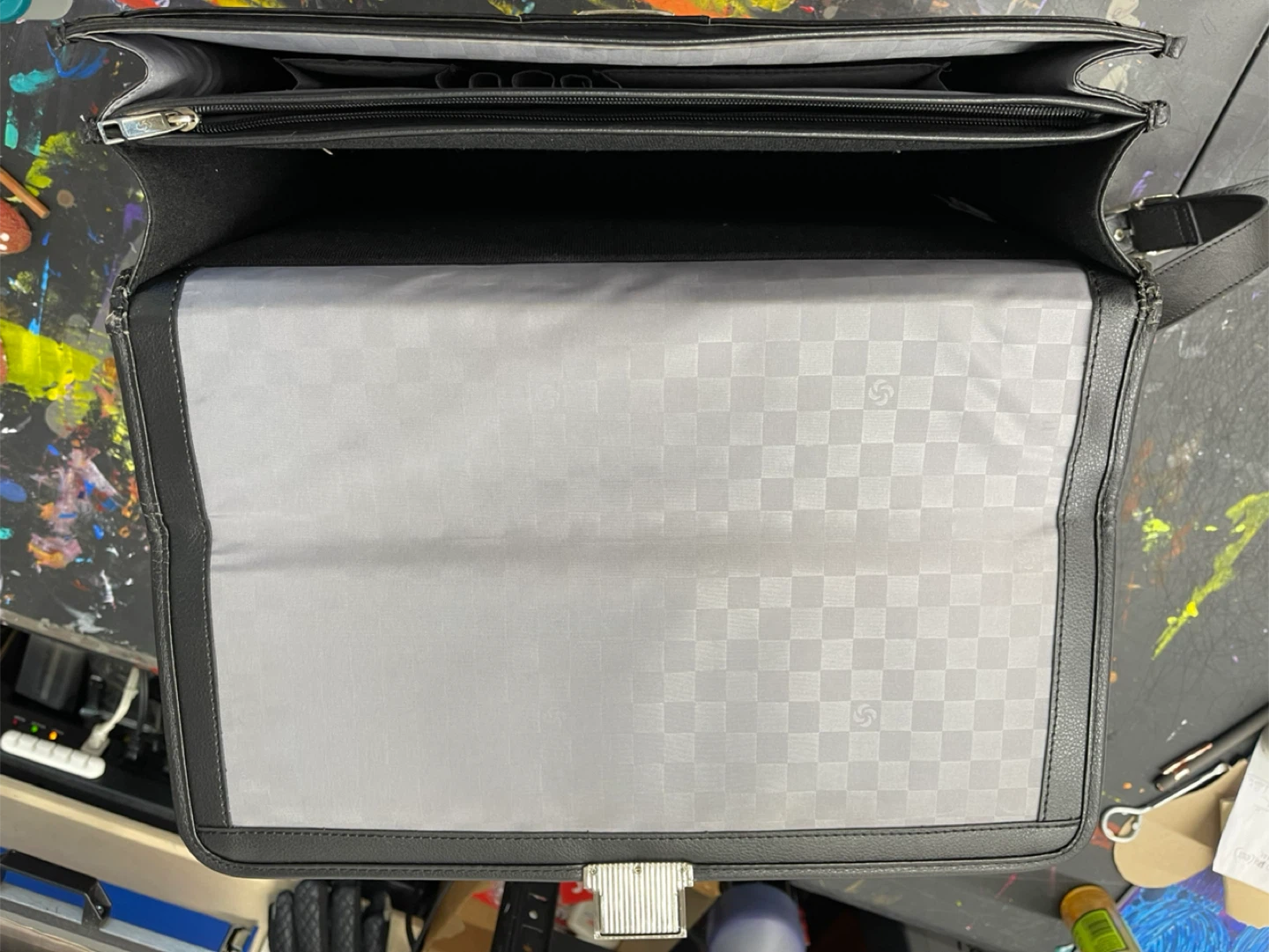 Samsonite Black Leather Briefcase - photo 5