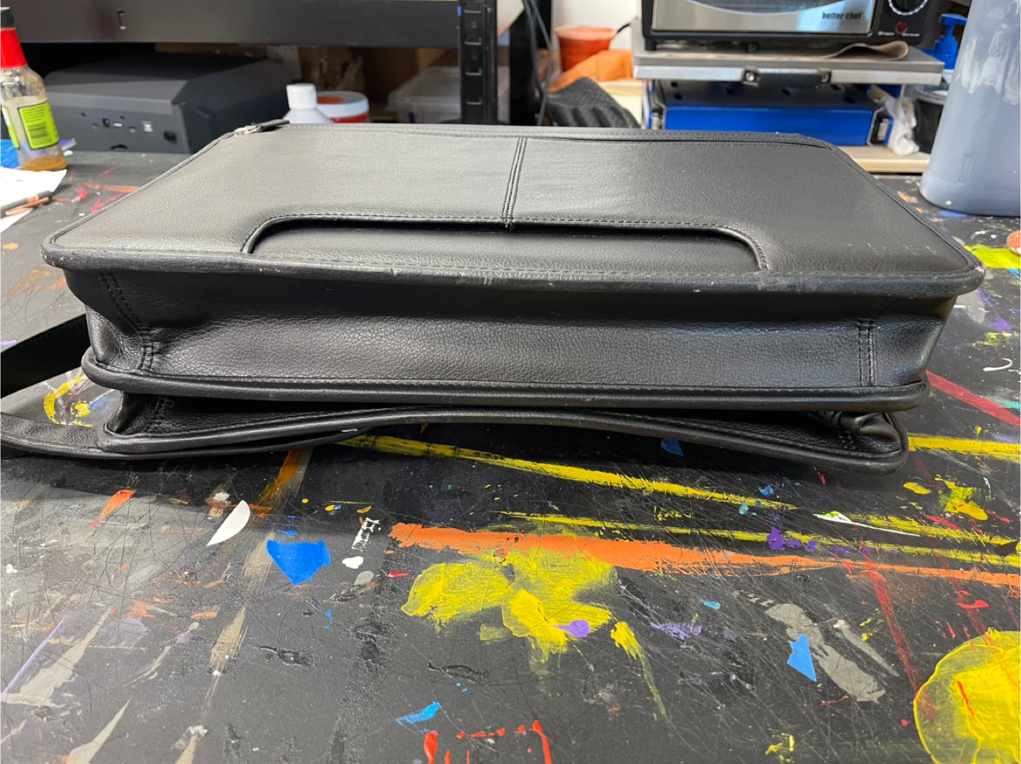 Samsonite Black Leather Briefcase - photo 4