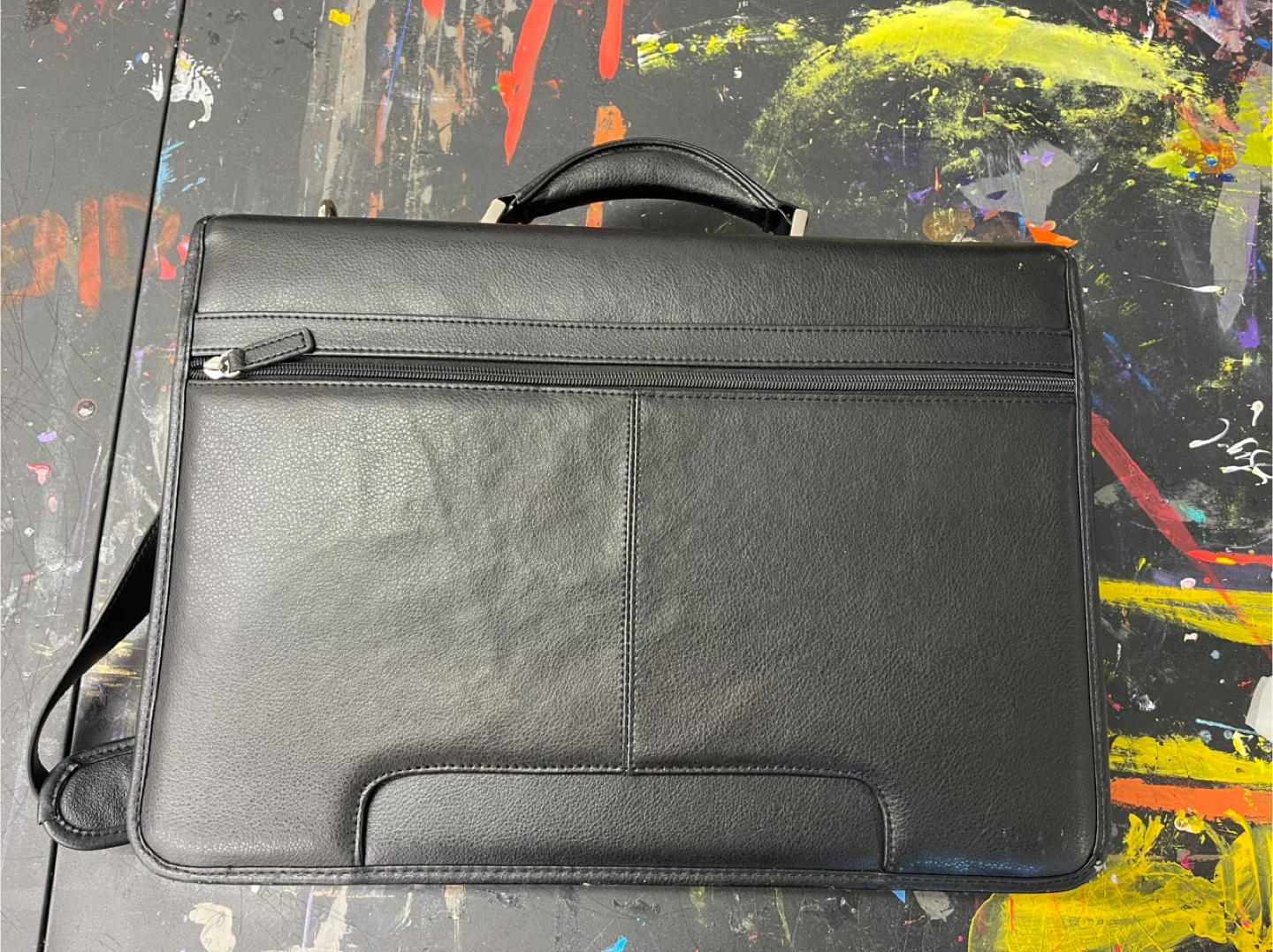 Samsonite Black Leather Briefcase - photo 2