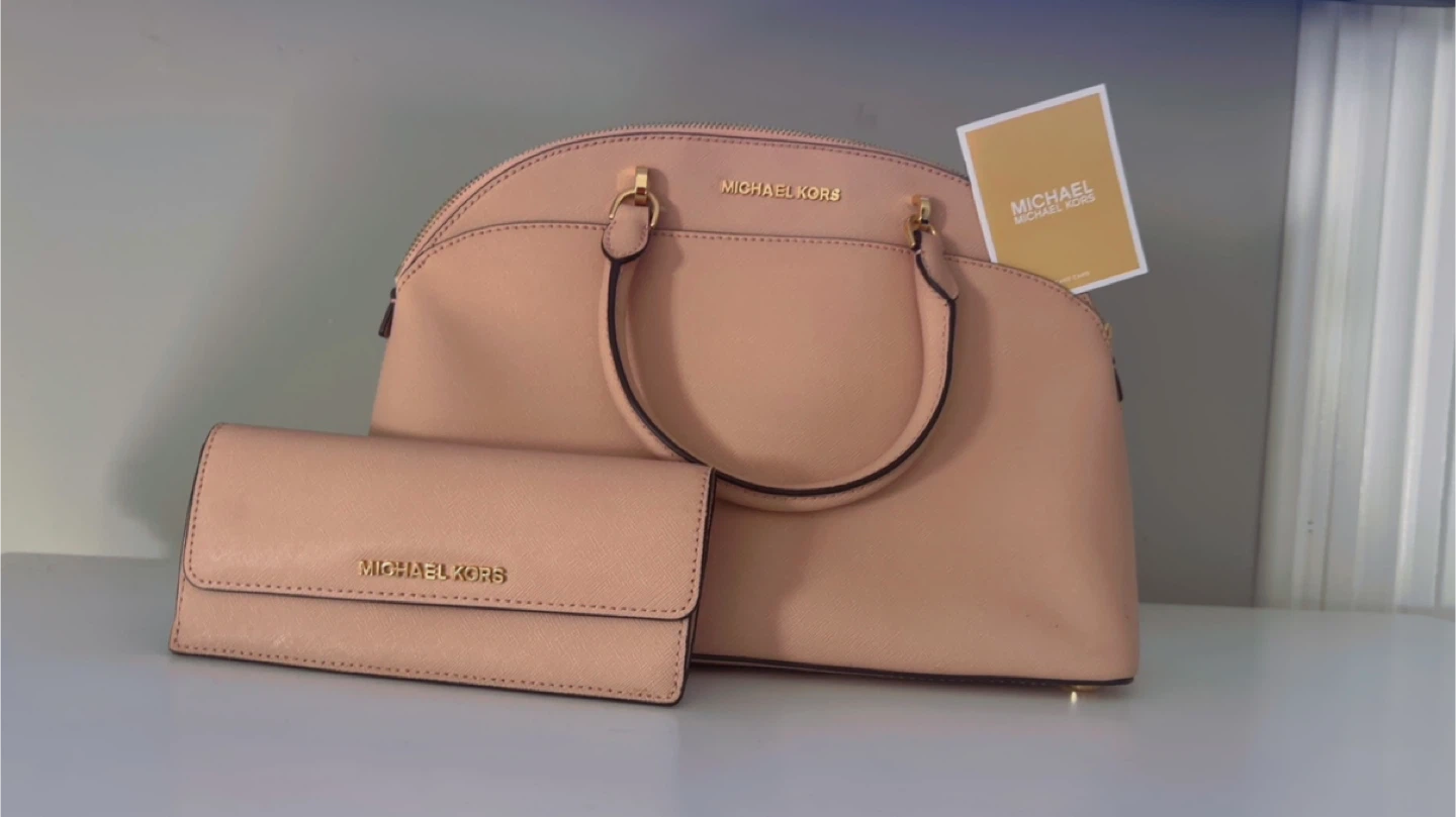Michael Kors Dome Satchel & Wallet Set