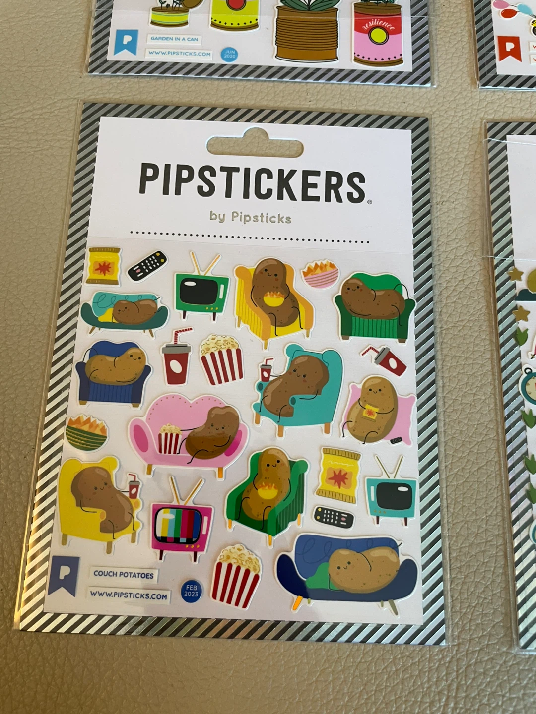 Pipsticks Sticker Sheets - Variety Bundle of 4 packages NEW - photo 2