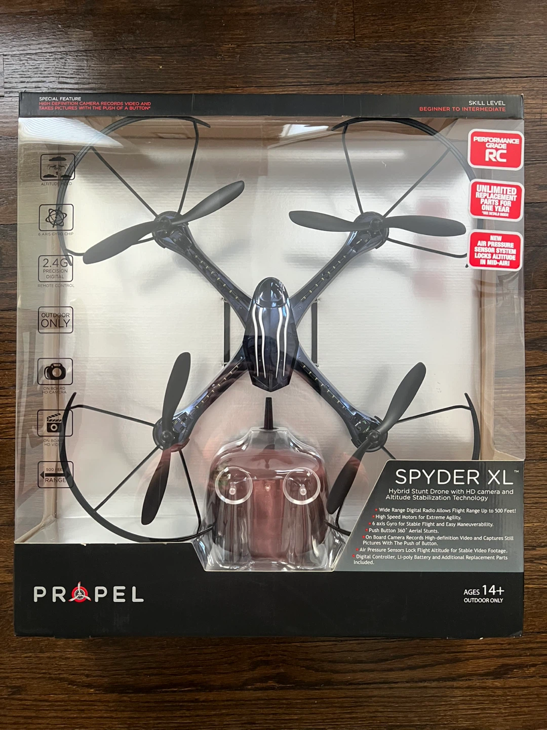 Propel Spyder XL Hybrid Stunt Drone w/ HD Camera