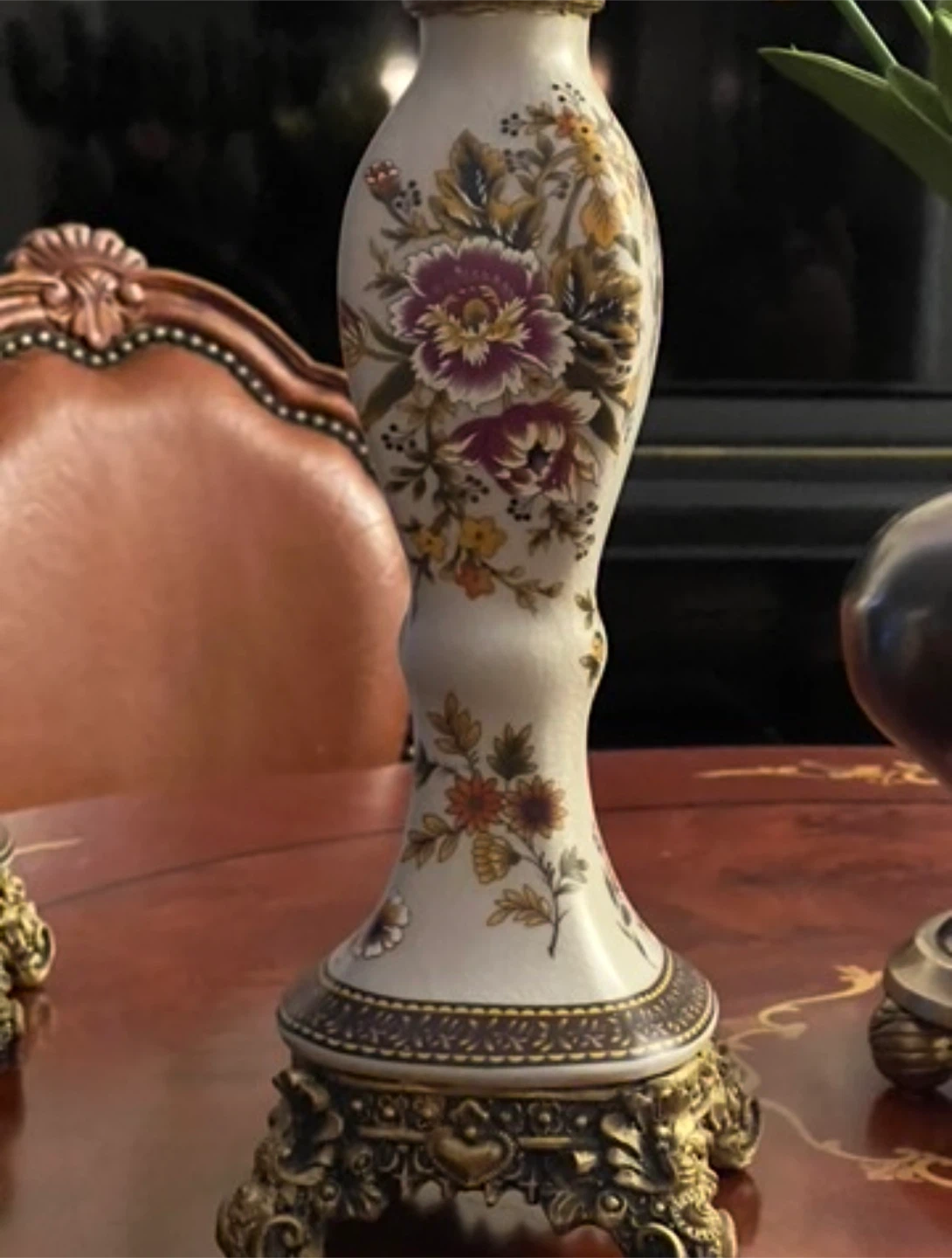 Vintage Floral Candelabra - photo 3