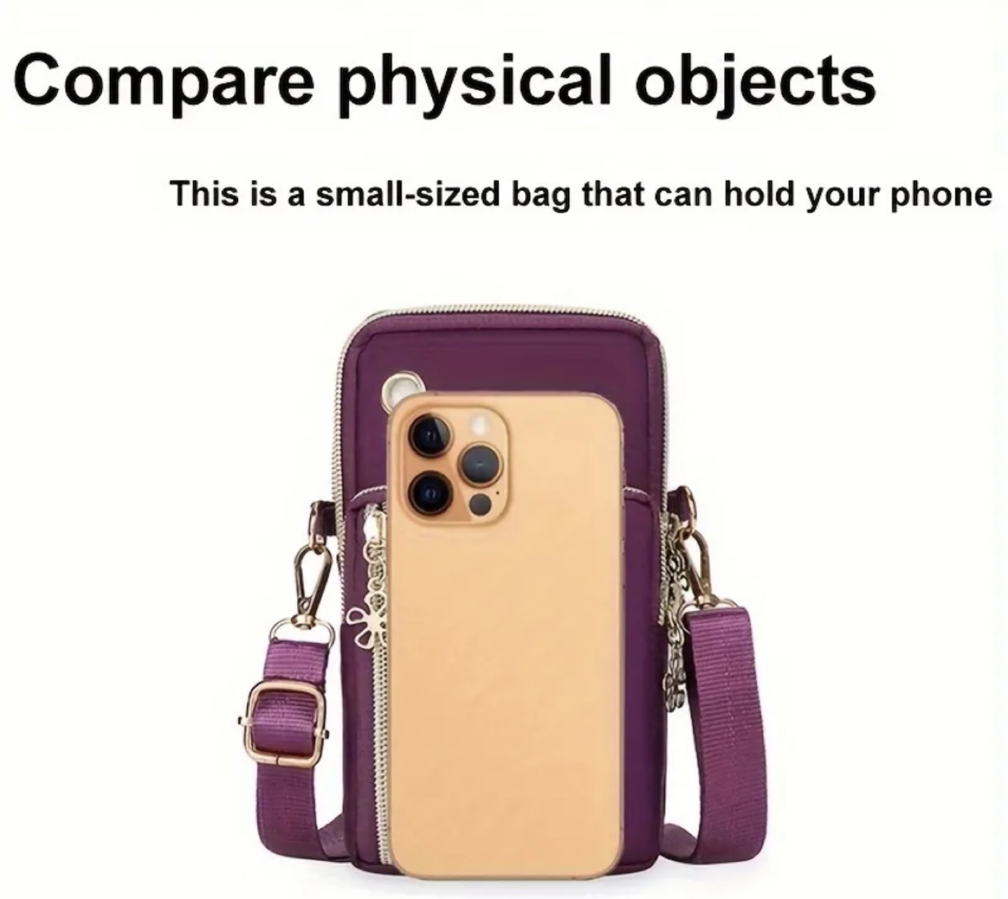 Brand New-Red Multi-functional Phone Bag - Red - photo 5