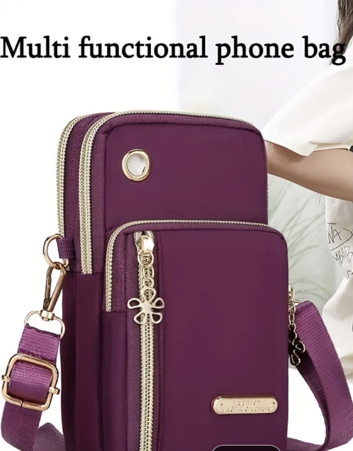Brand New-Red Multi-functional Phone Bag - Red - photo 3