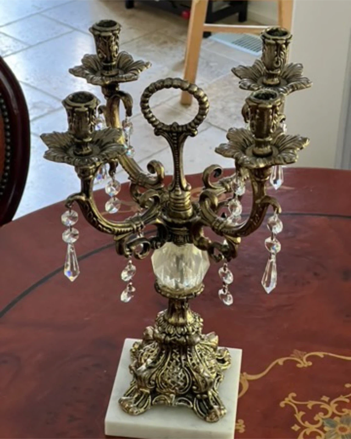 Vintage Ornate Candelabra - photo 2