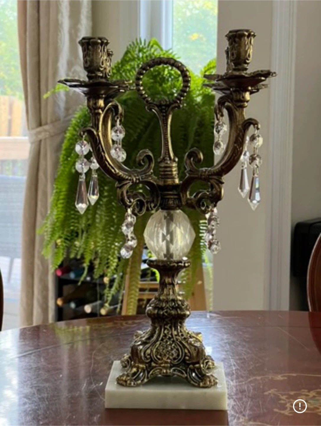 Vintage Ornate Candelabra