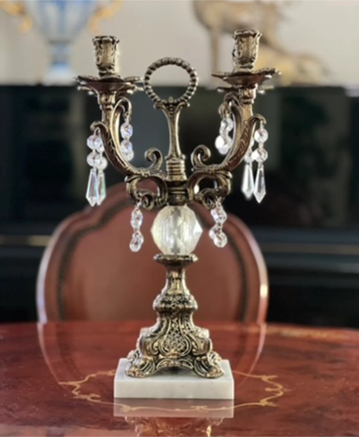 Vintage Ornate Candelabra - photo 3