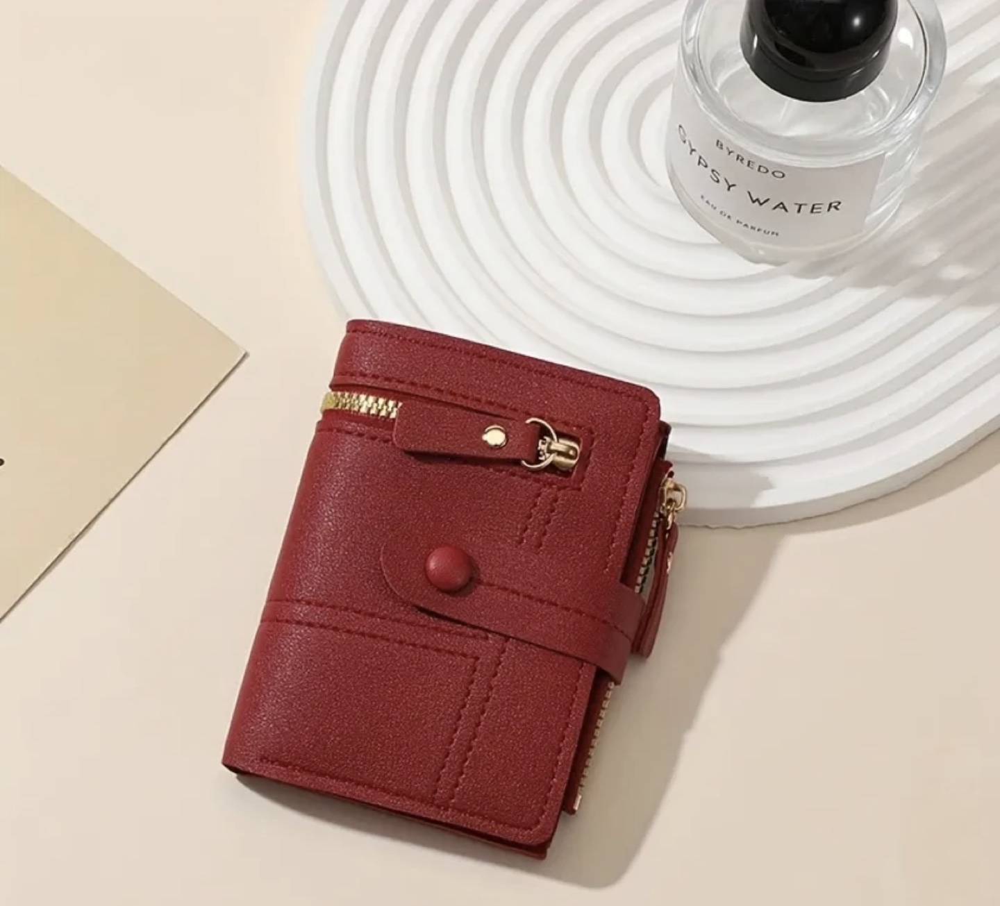 Brand New-Cute Bi-Fold Wallet - Red
