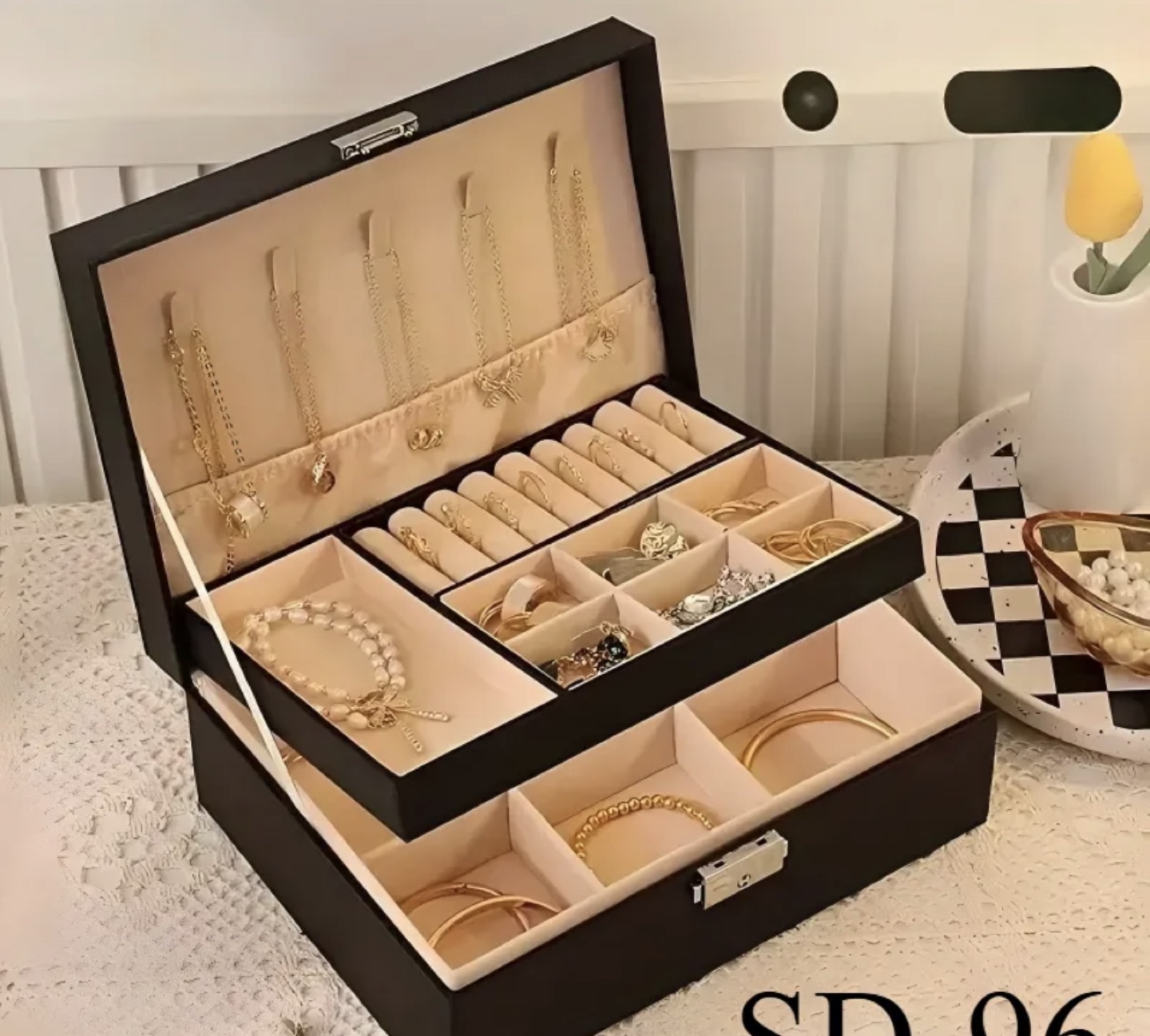 Brand New-Jewelry Box Organizer - Pink - photo 2