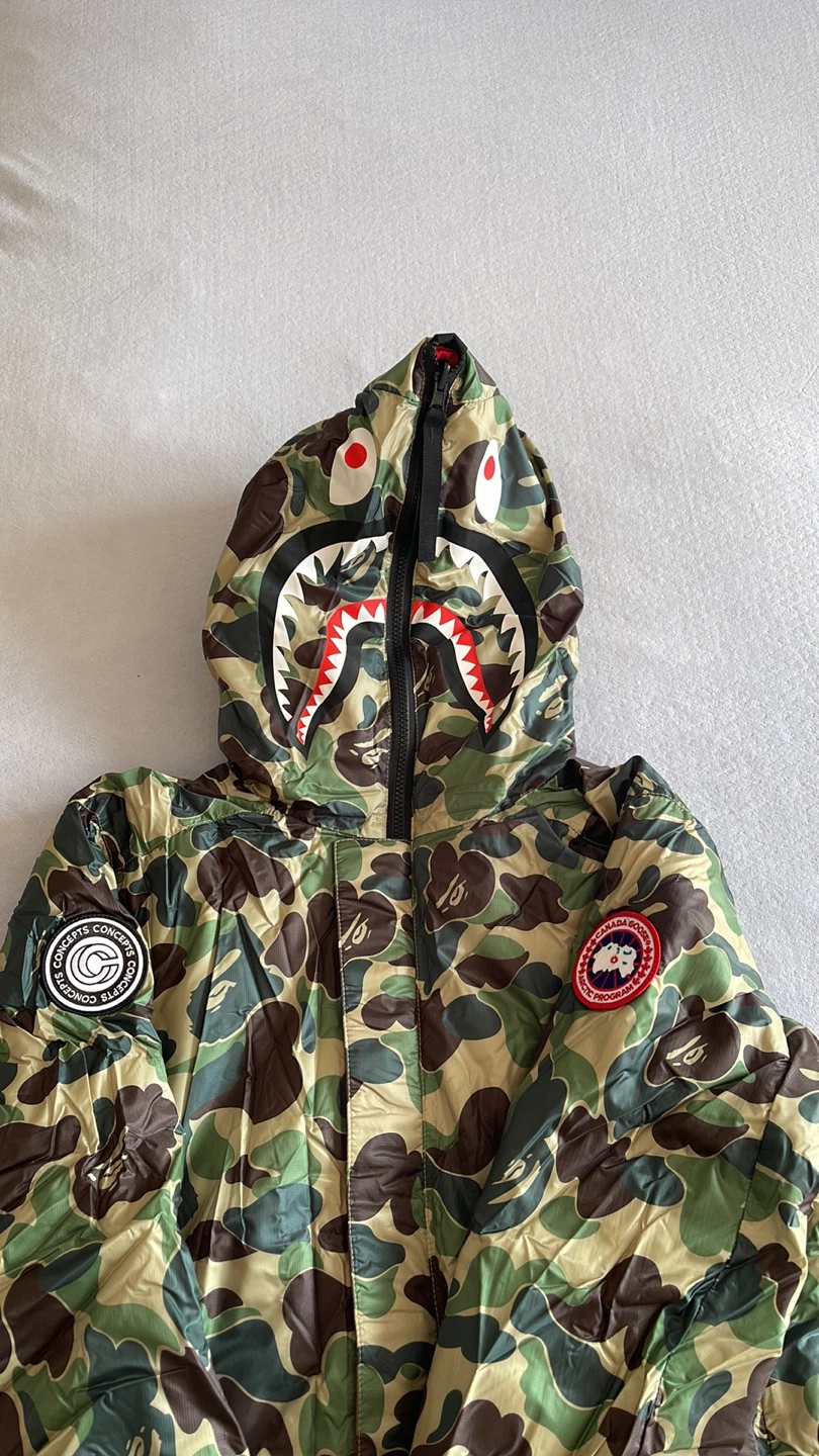 BAPE x Canada Goose Camo Down Jacket - photo 3