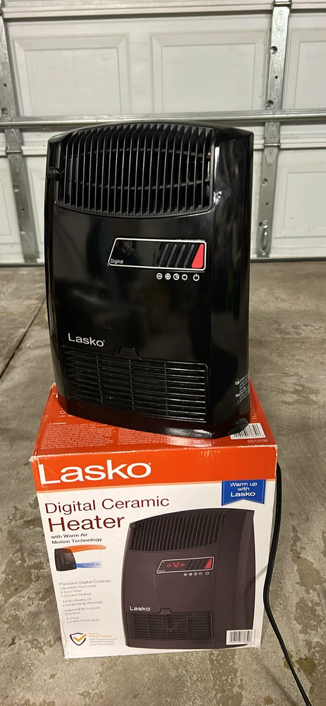 Lasko Digital Ceramic Heater with Warm Air Motion - photo 3