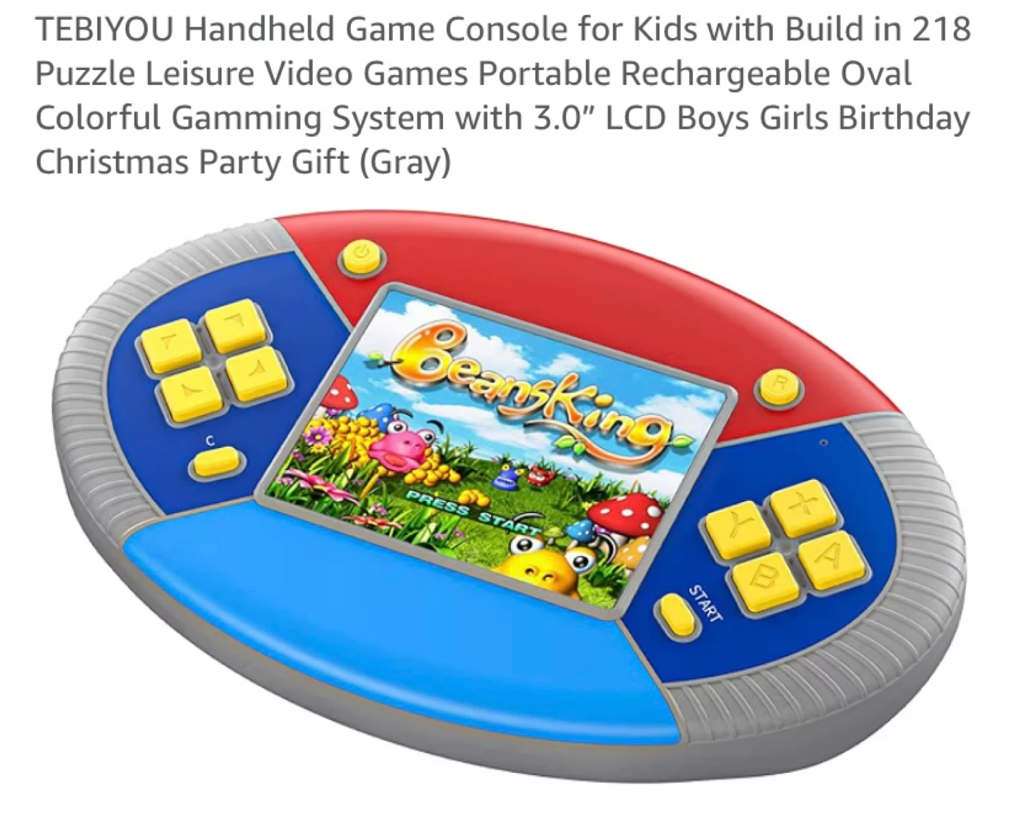 New Handheld Game Console for Kids with 218 Games - photo 4