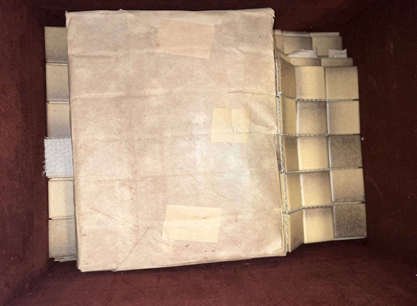 Box of Ceramic Tiles/Backsplash - Beige/Brown-Brand New - photo 4