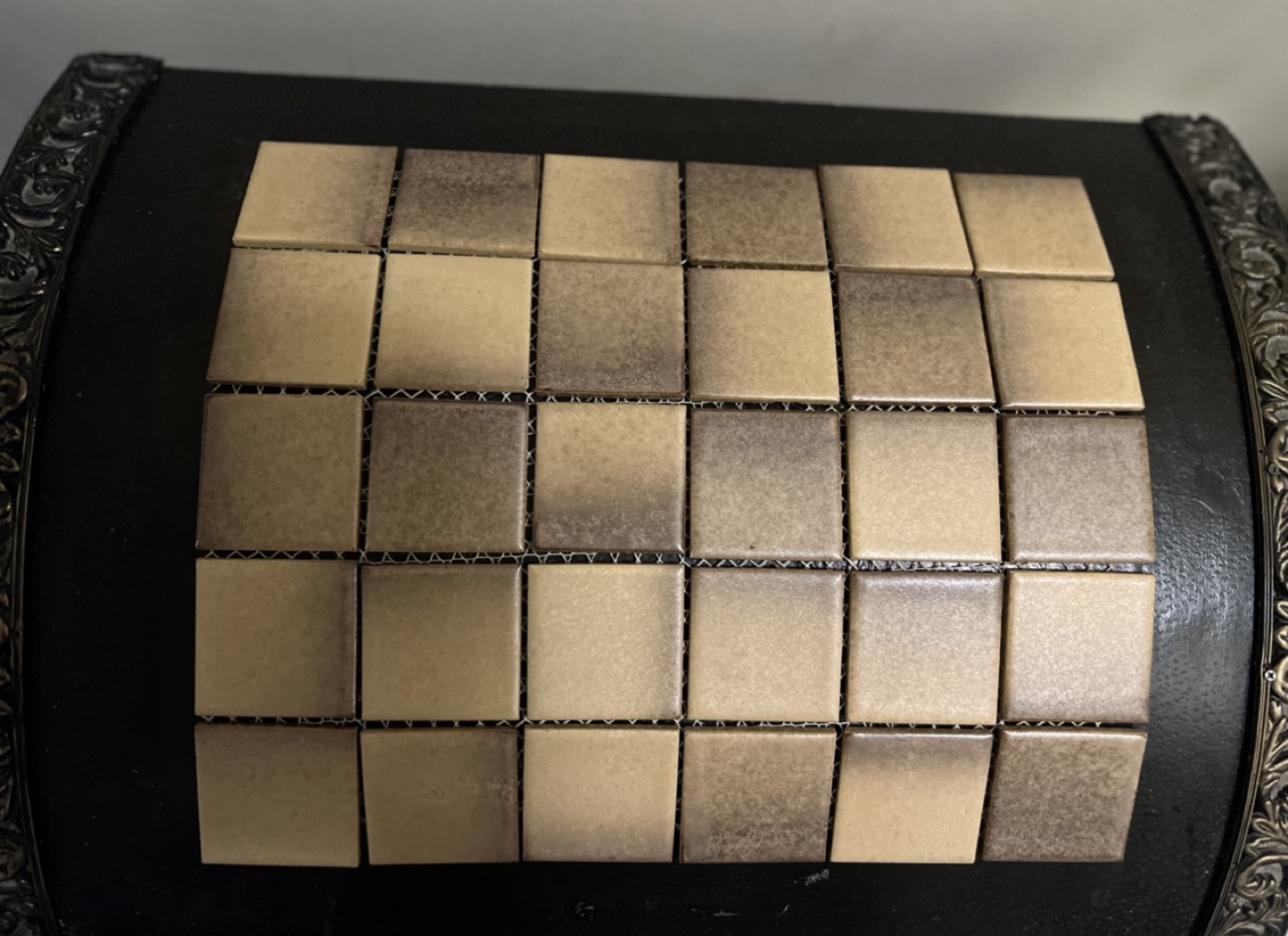 Box of Ceramic Tiles/Backsplash - Beige/Brown-Brand New - photo 3