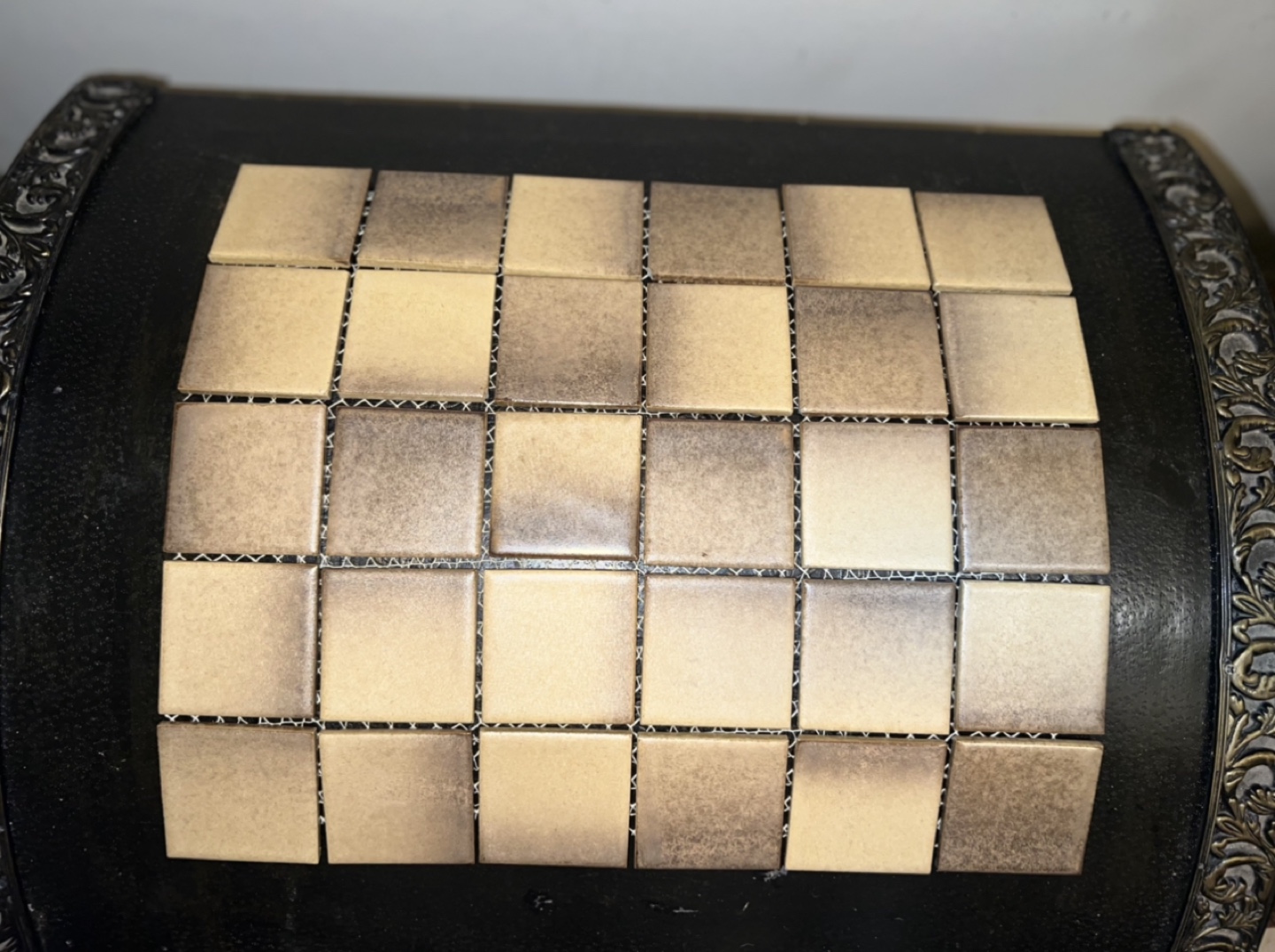Box of Ceramic Tiles/Backsplash - Beige/Brown-Brand New - photo 2