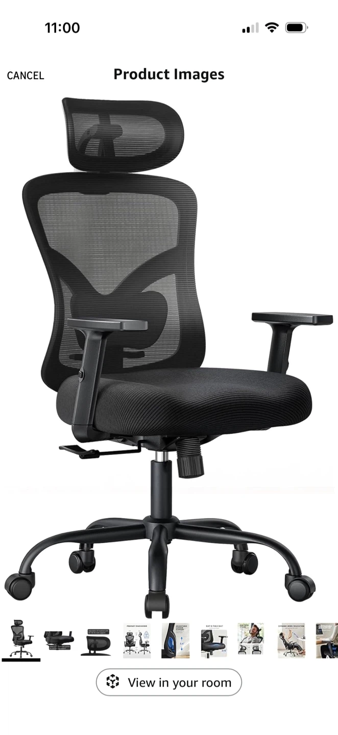 Ergonomic Mesh Office Chair with Headrest - photo 5