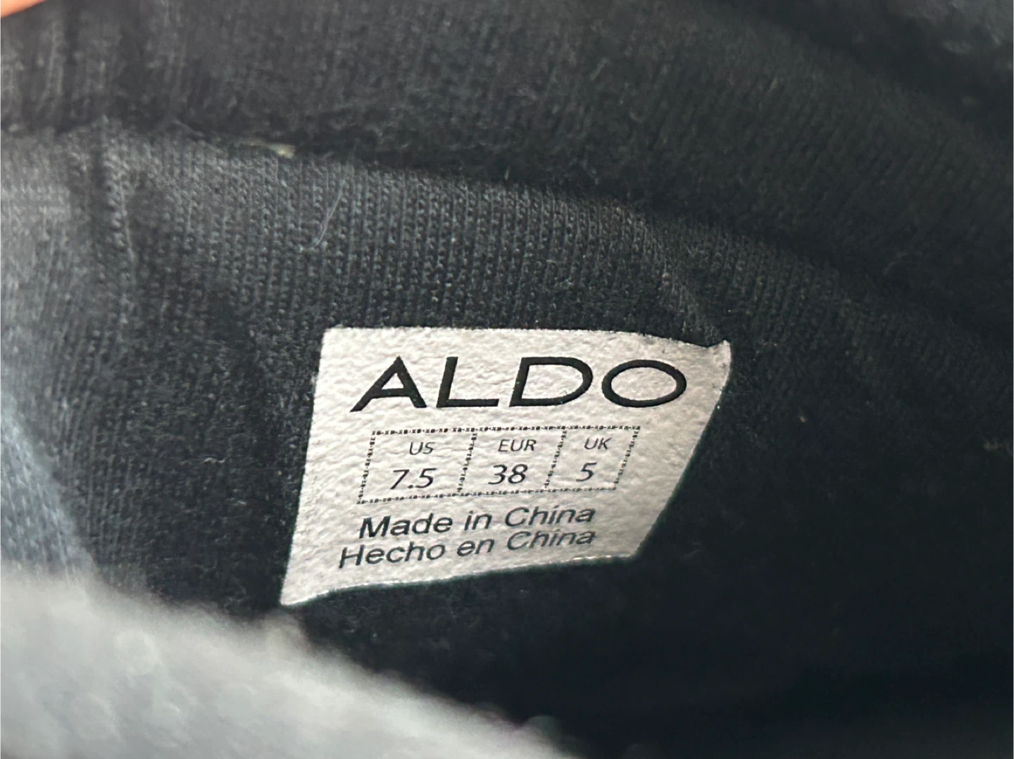 Aldo Black Wedge Sneakers - Size 7.5 - photo 5